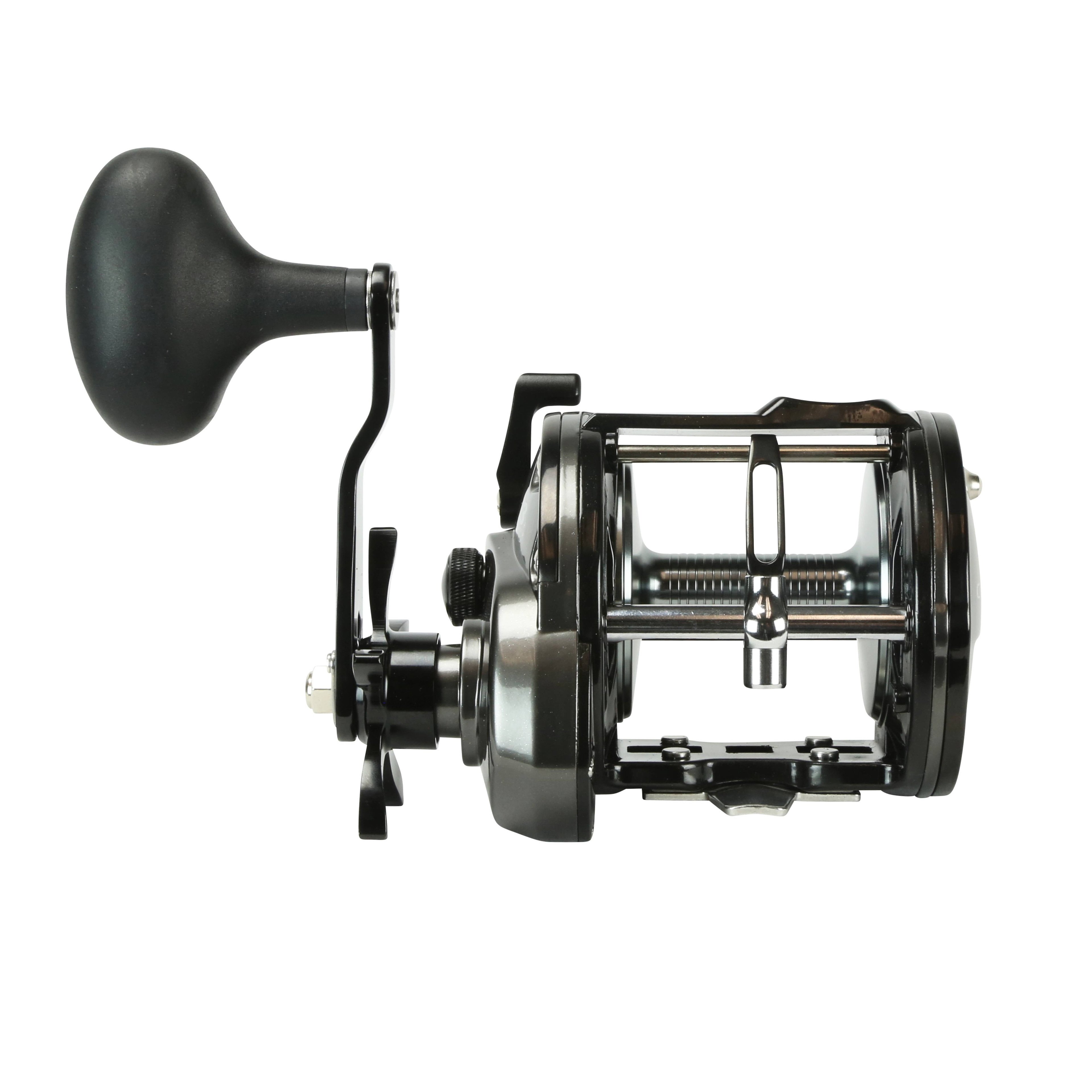 Okuma Convector B Levelwind Trolling Reel front of reel