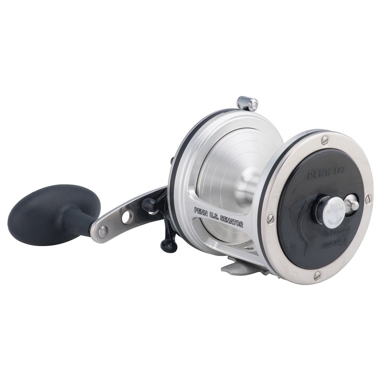 Penn US Senator Conventional Reel model US113N opposite side of handle