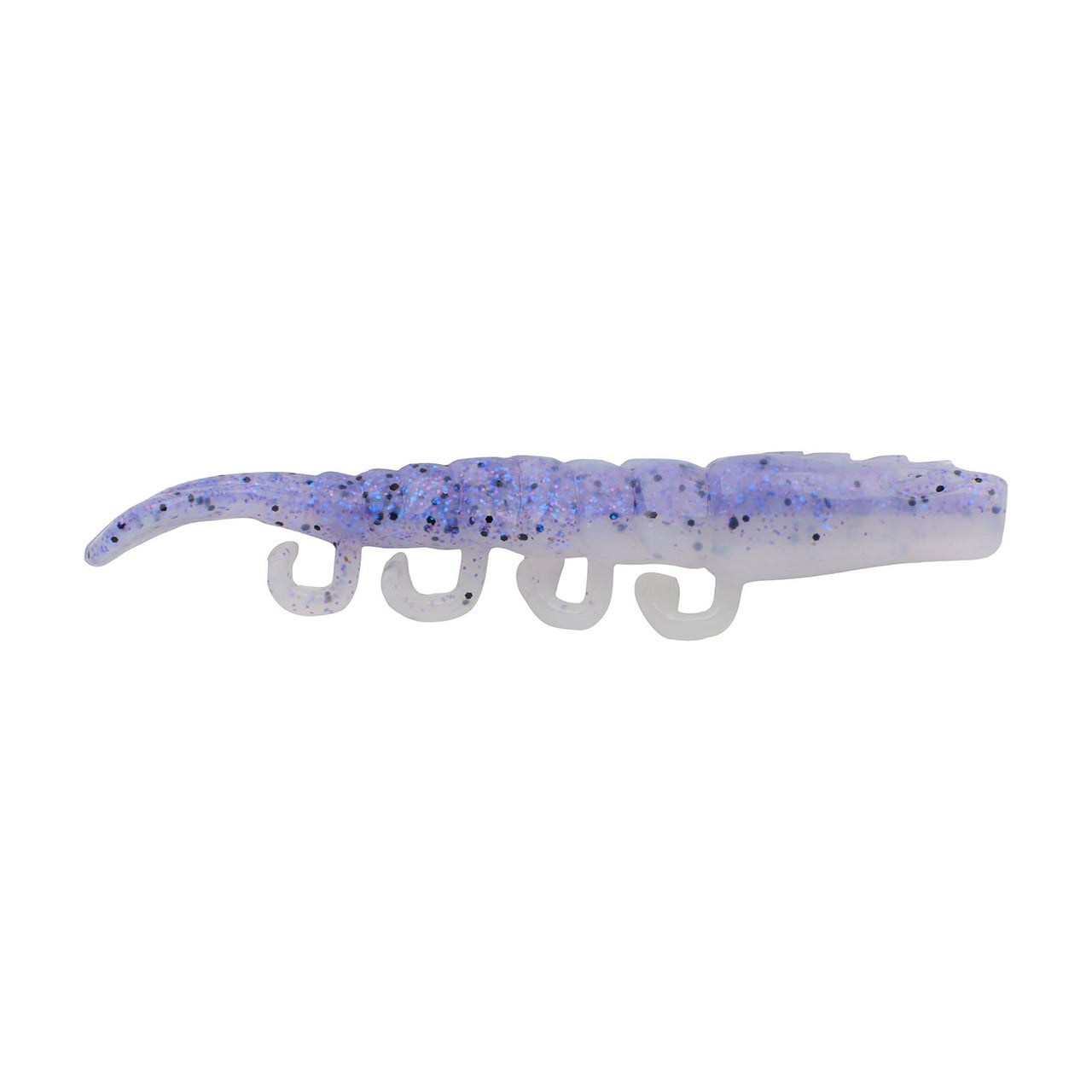 Berkley Gulp! Saltwater Turbo Shrimp color Violet Haze Fleck