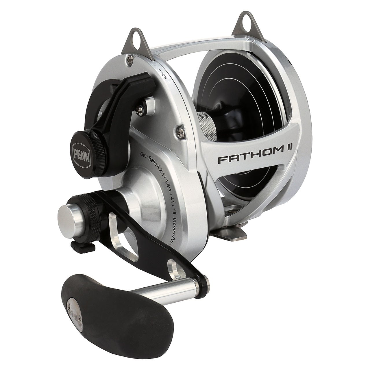 Penn Fathom II Lever Drag 2-Speed Conventional Reel model FTHII80LD2 right handed reel