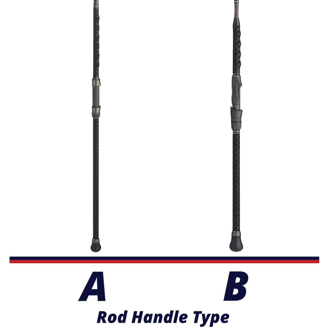 Penn Carnage III Surf Spinning Rod handle comparison chart
