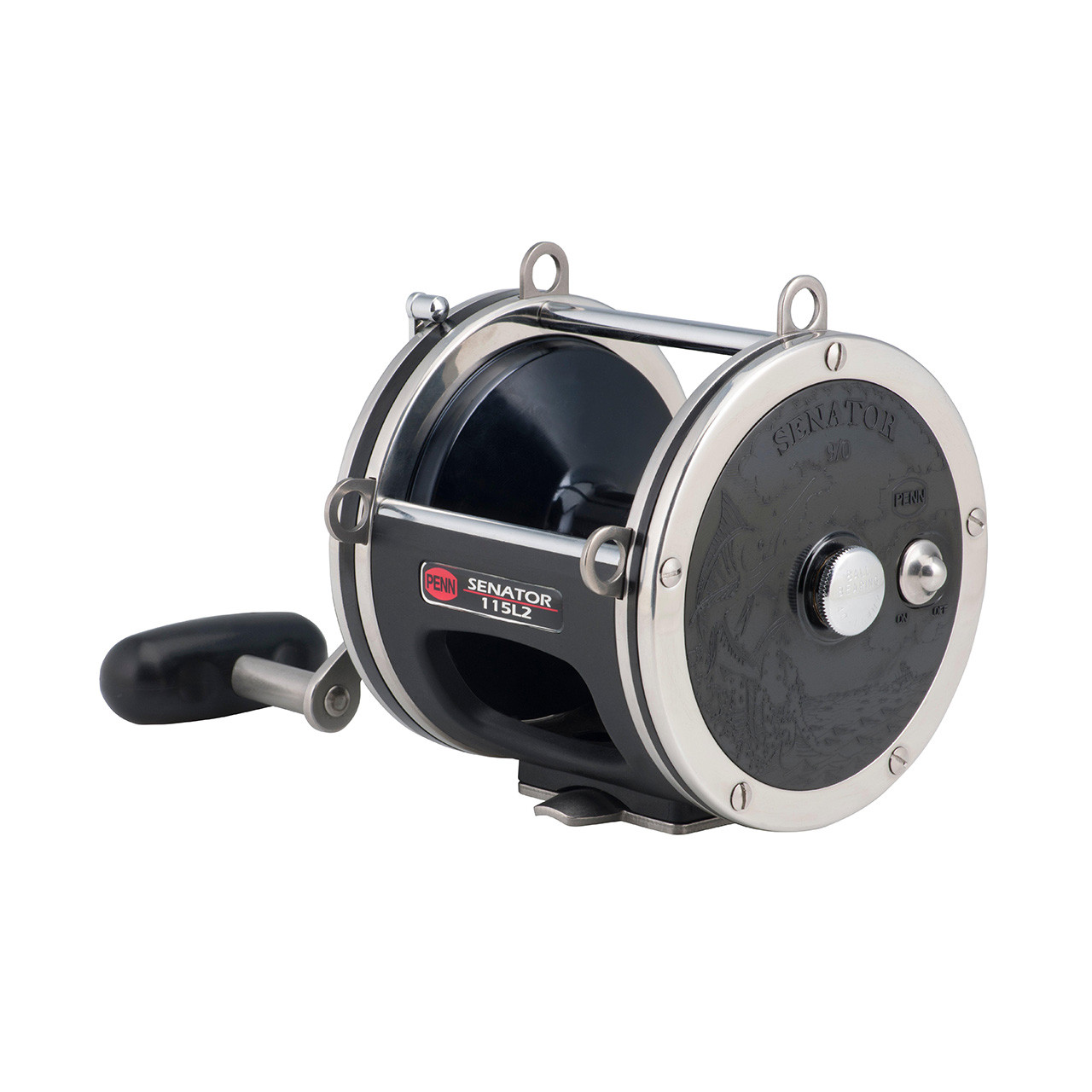 Penn Senator Star Drag Trolling Reel opposite side of reel