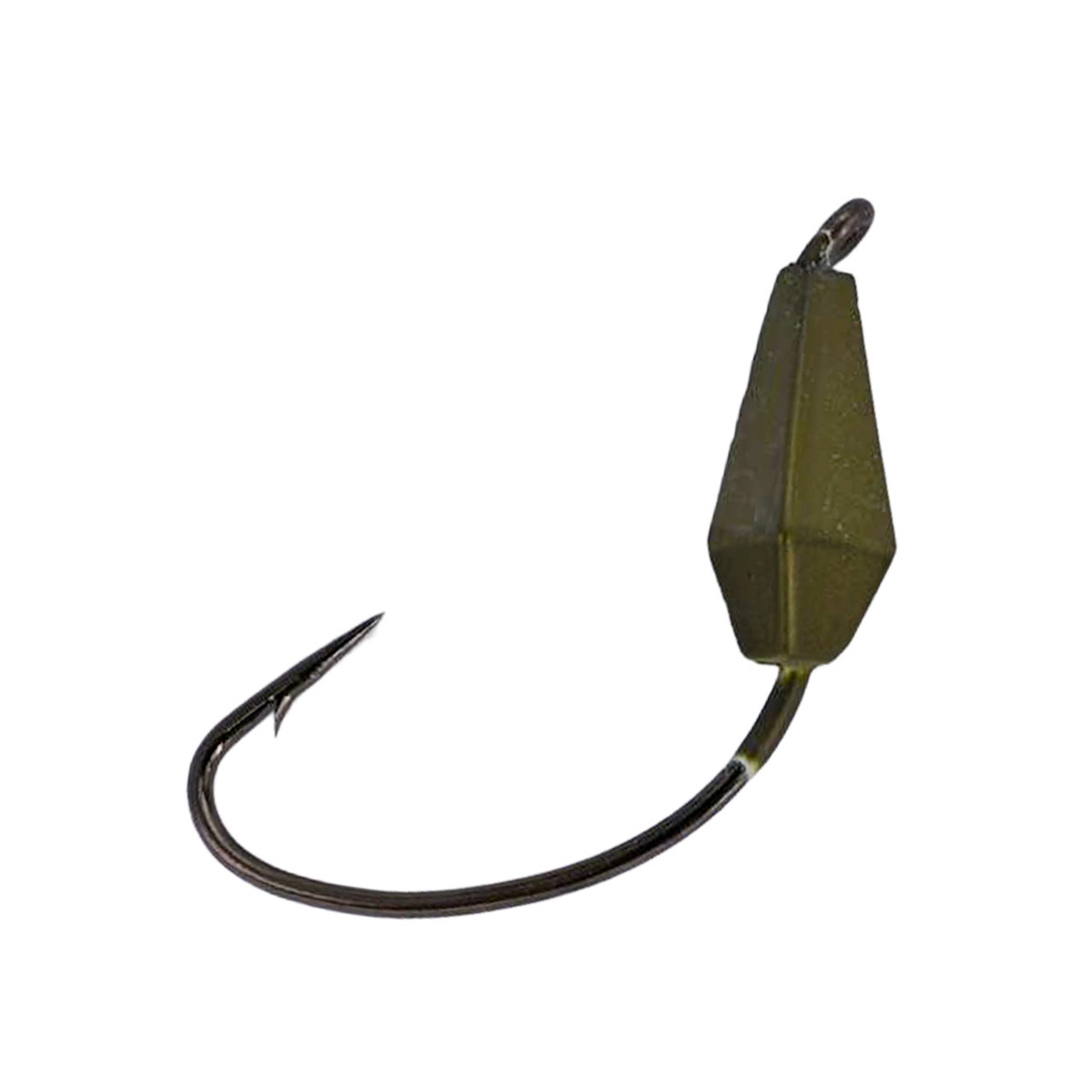 Northland Tungsten Bobber Jig Head color Olive