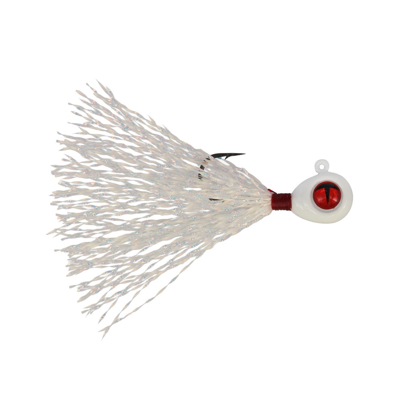 Northland Tungsten Crappie Queen Panfish Jig - Size 6 Hook color Super Glo White