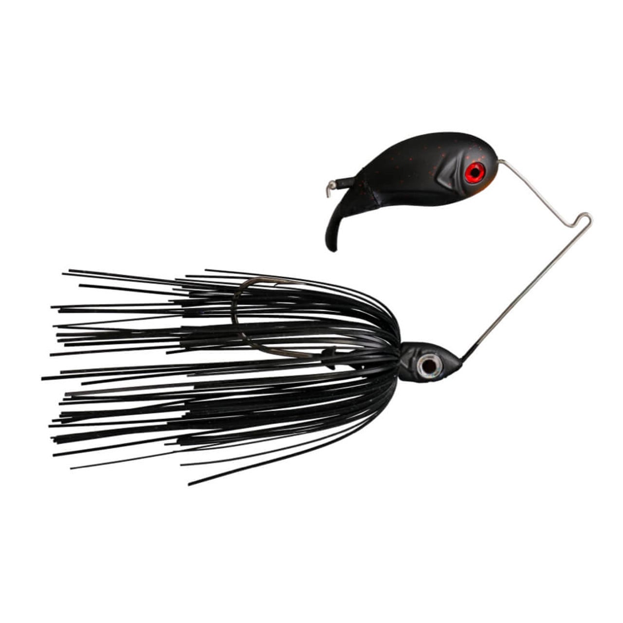 Buckeye Lures Bubbler Blade Topwater Lure color Black