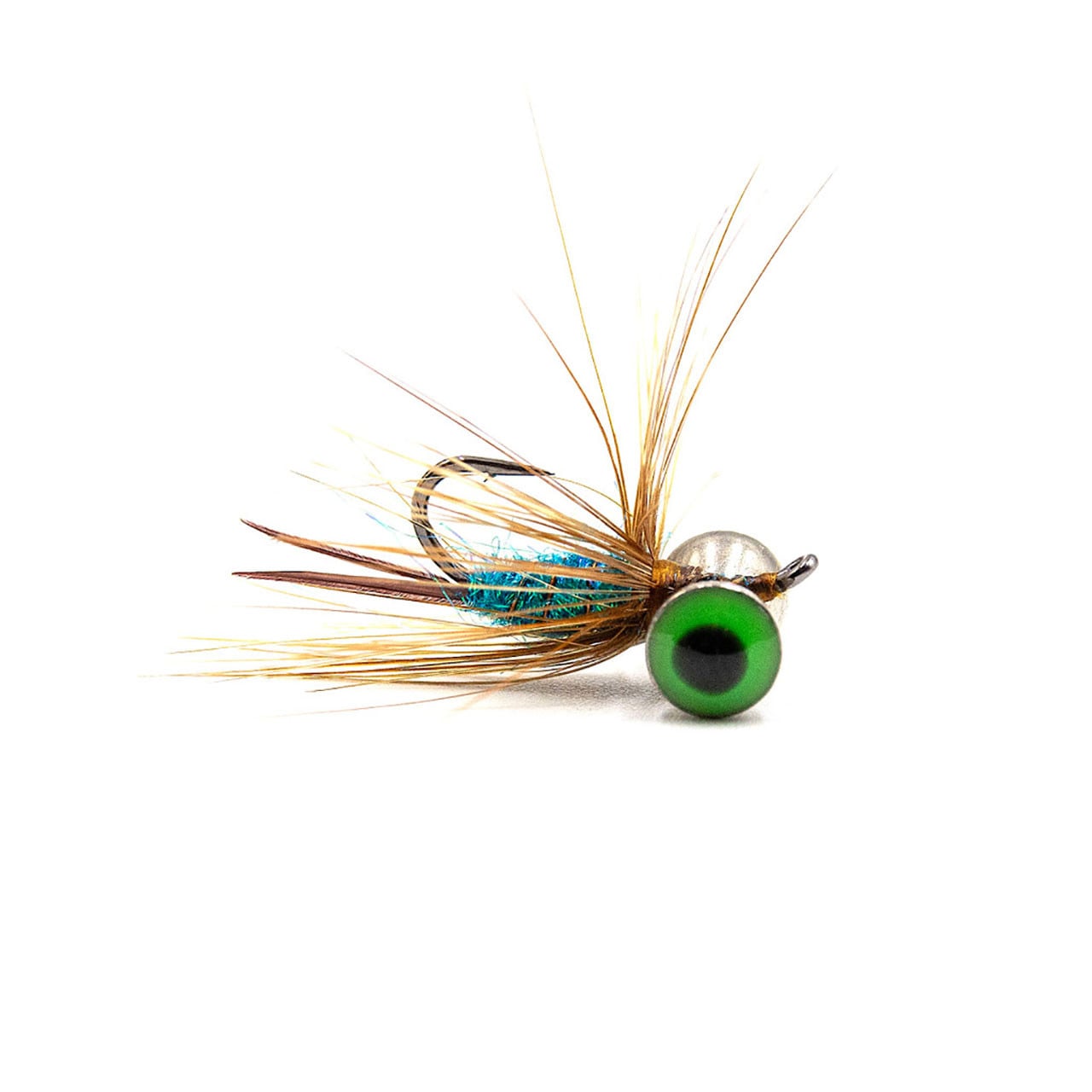 Widow Maker Lures Tungsten Hammer Fly Ice Jig color Light Blue
