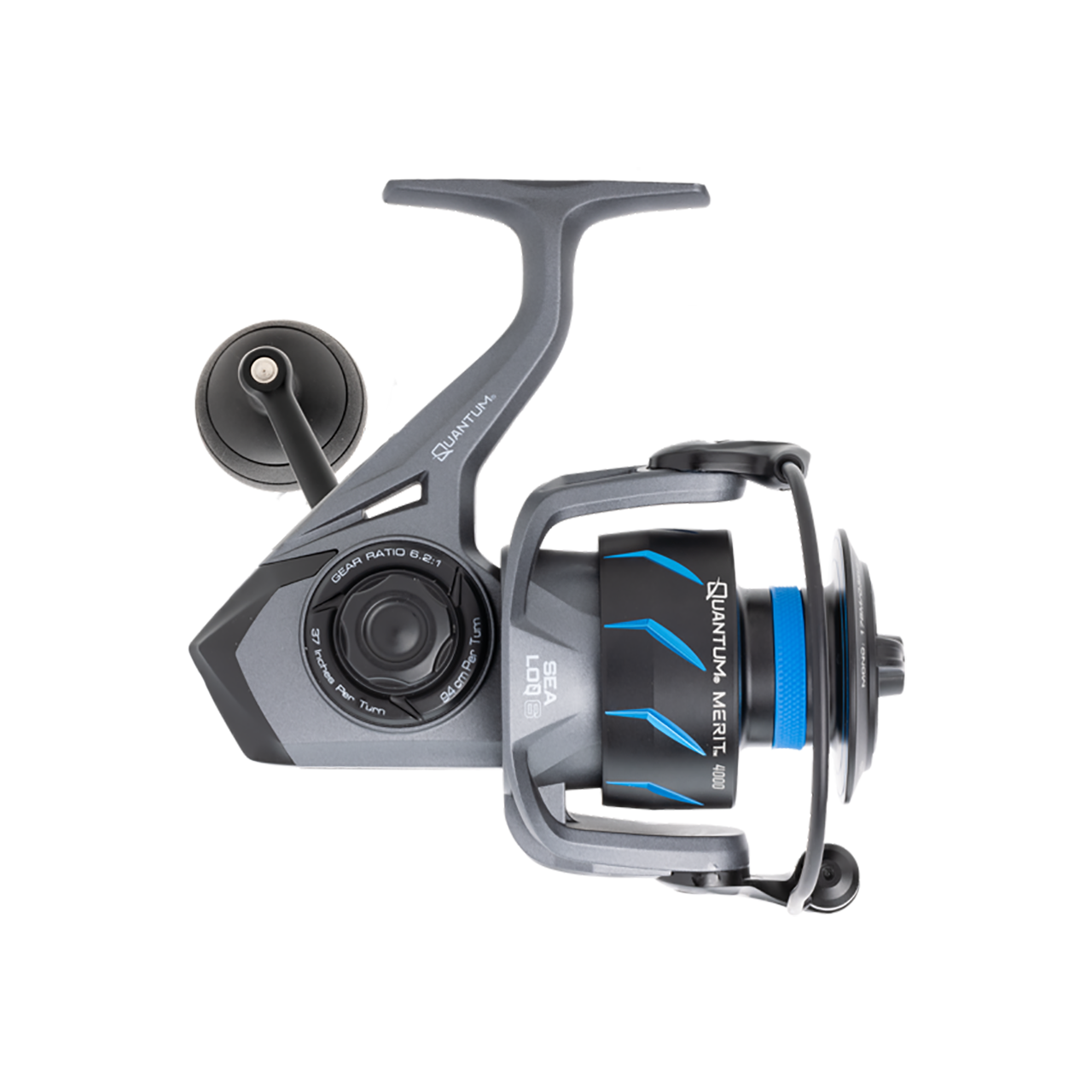 Quantum Merit Spinning Reel model MT4000.B2 side view
