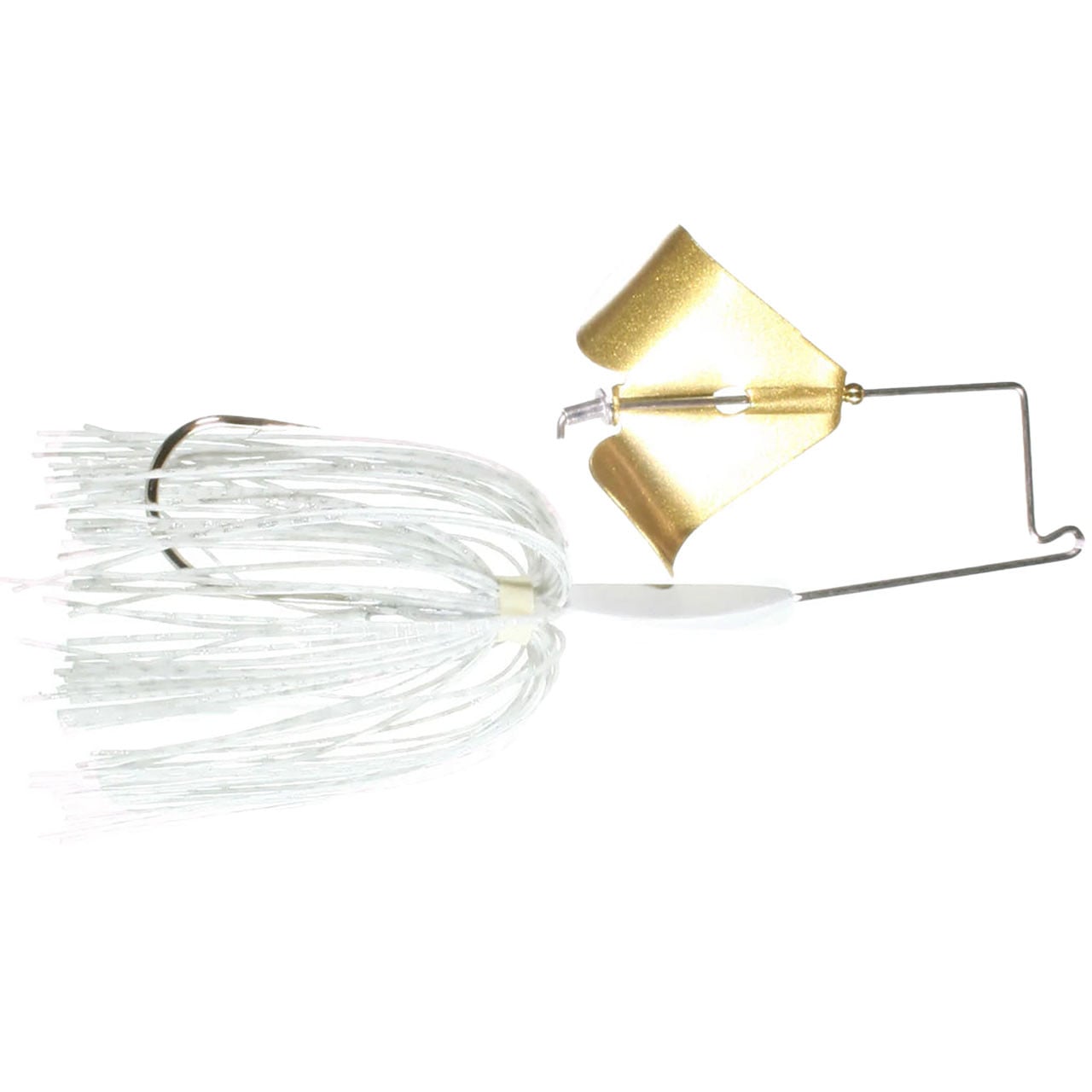 Boogerman Lures Heavy Duty Buzzbait color Gold - White