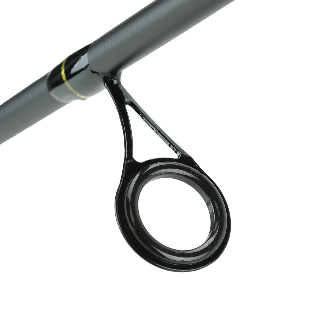 Lew's Wally Marshall Speed Shooter Spinning Rod close up of first guide