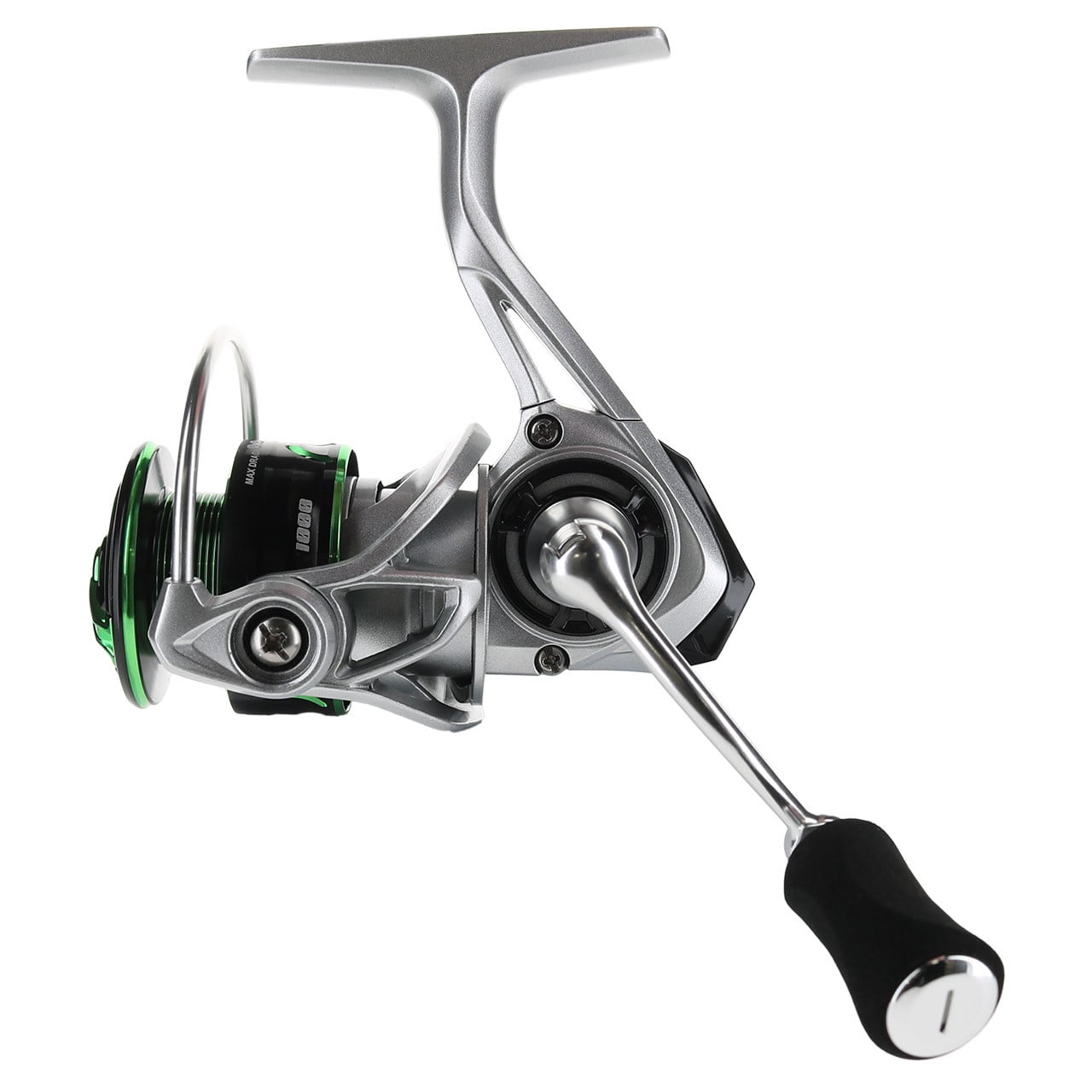 ACC Crappie Legacy X Spinning Reel handle view
