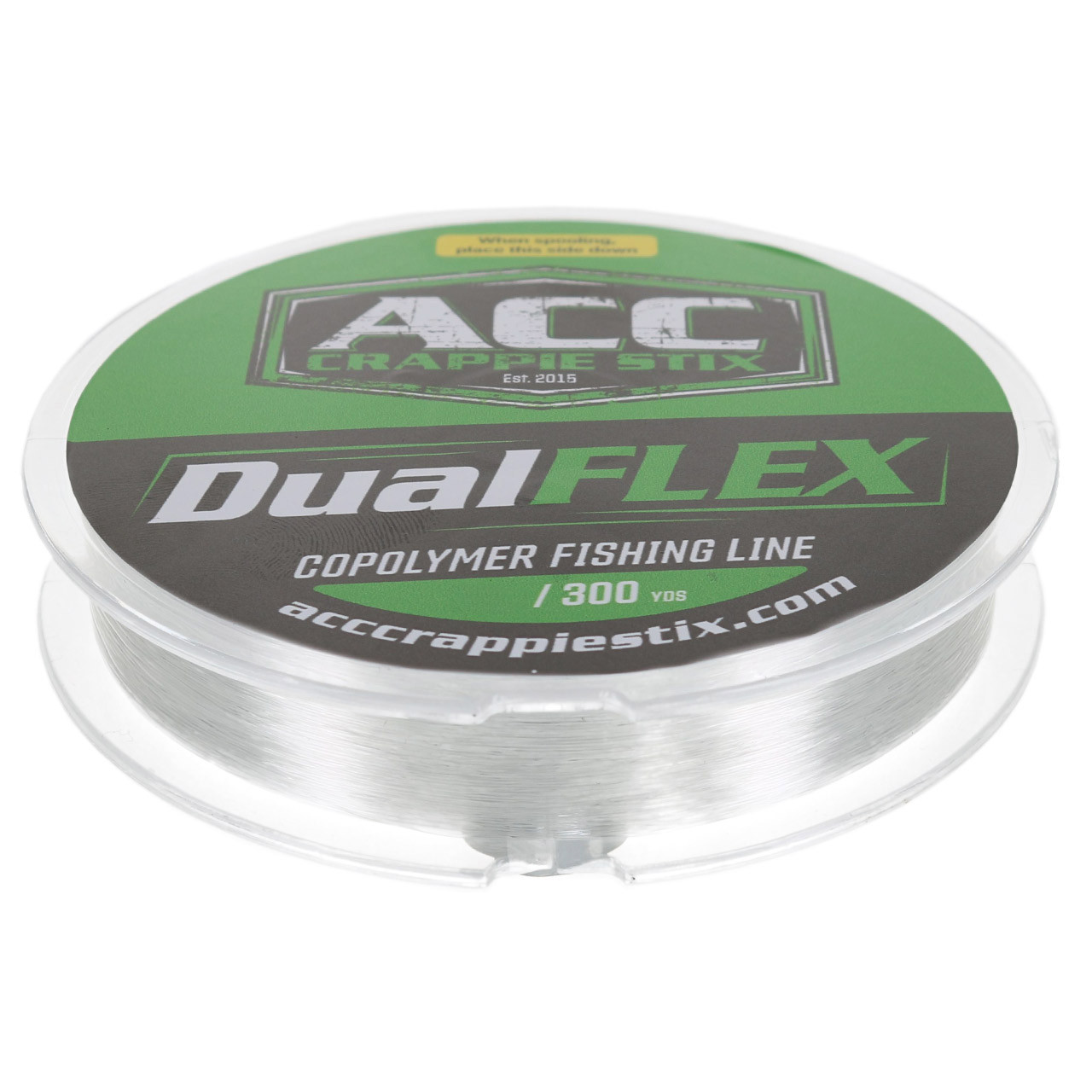CC Crappie DualFlex Copolymer Fishing Line color Clear
