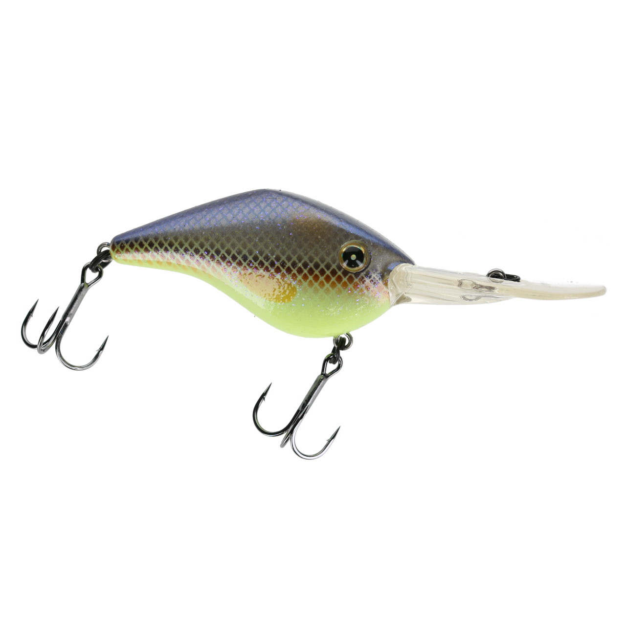 Bassmooch Z Boss 10 Crankbait color Gold Digger Chartreuse