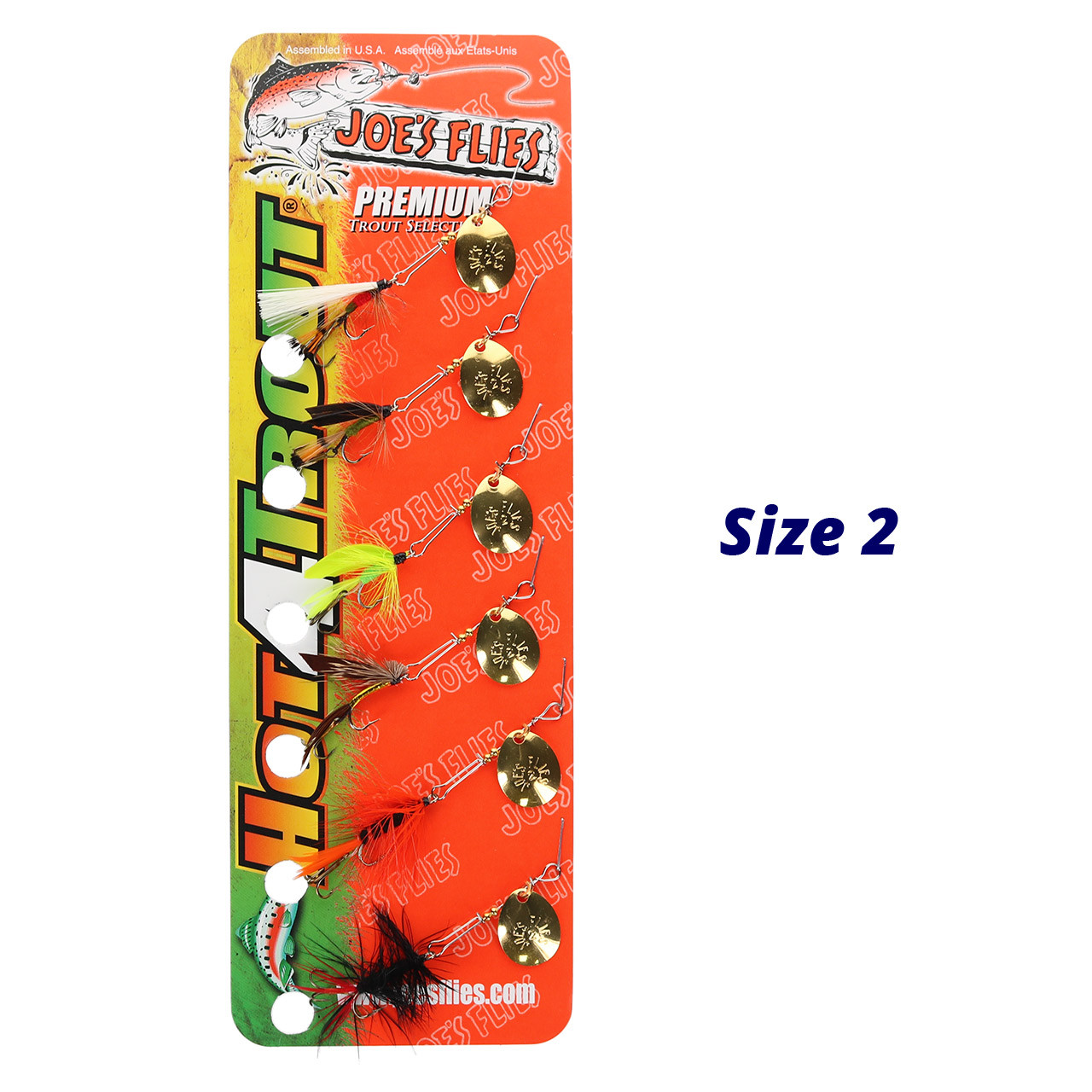 Joe's Flies Trout Multi-Pack 6 pack with included blade size
