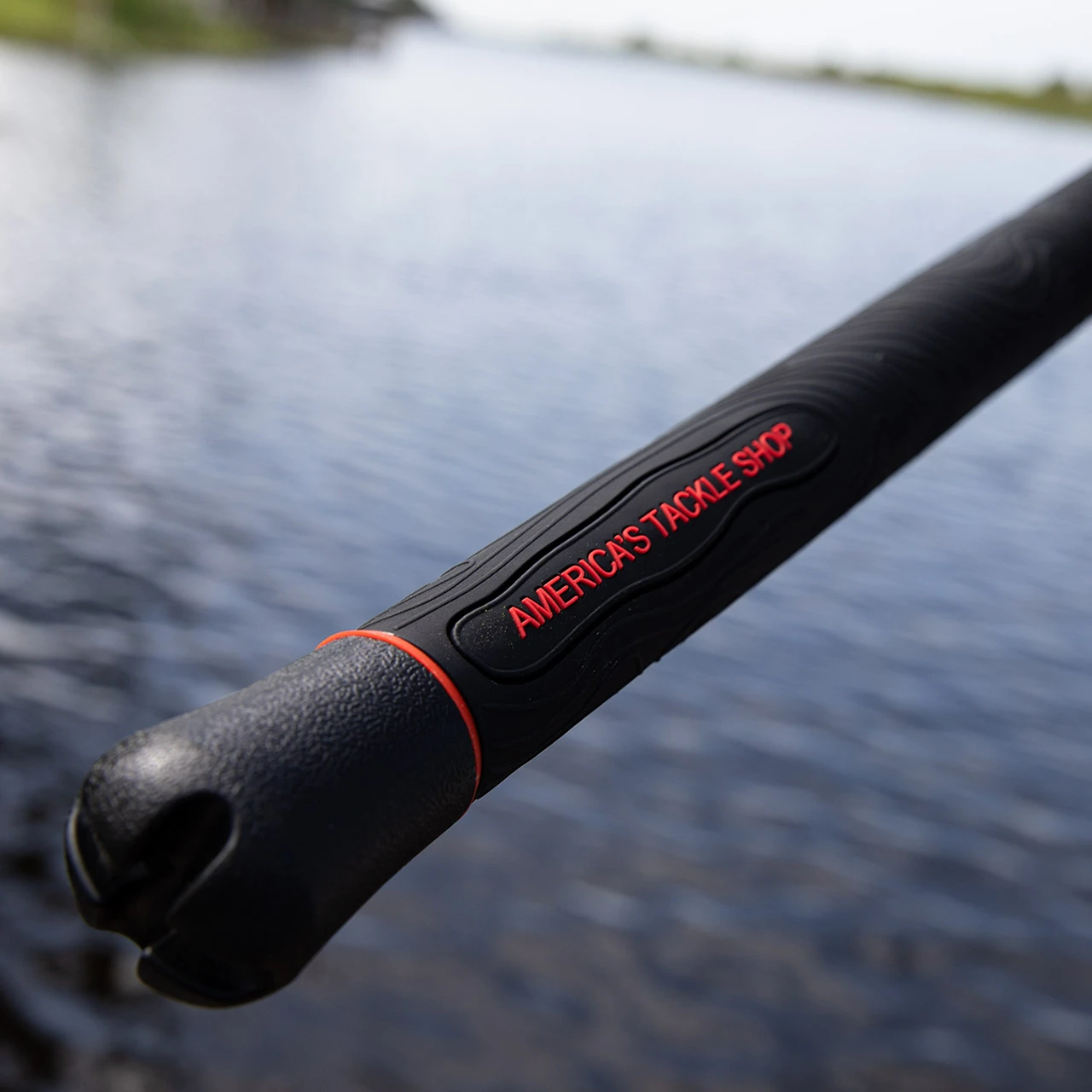 Catch The Fever FishUSA HellCat Revenge Spinning Rod Butt showing the FishUSA slogan
