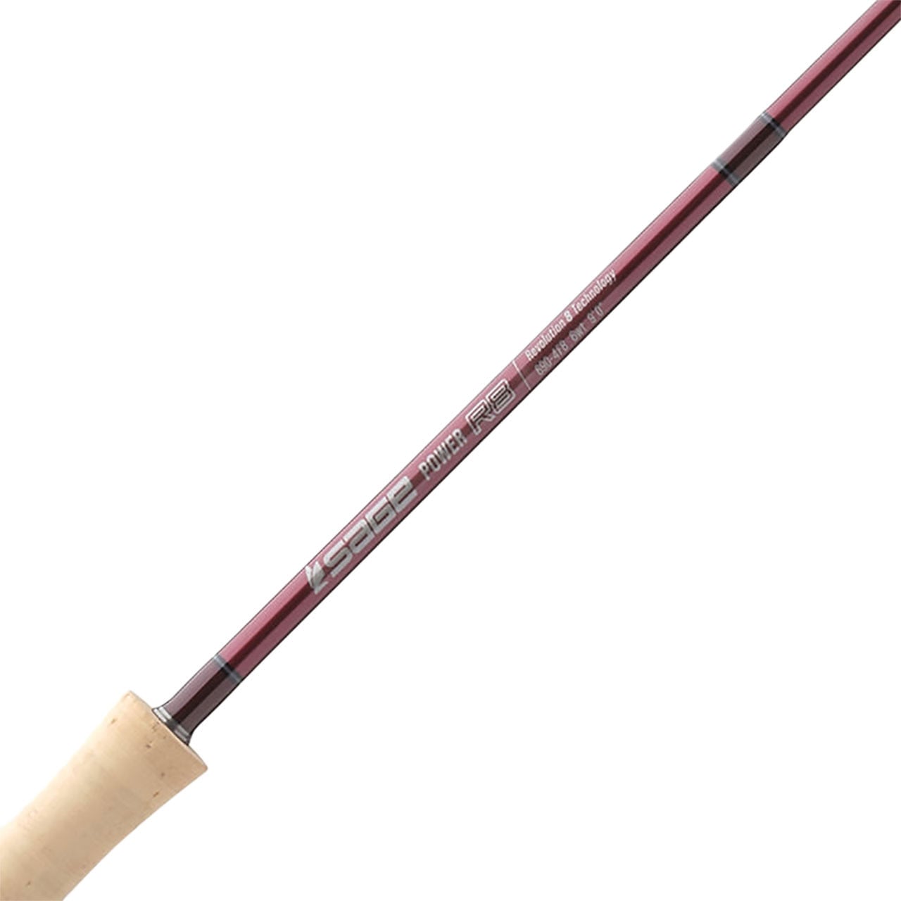 Sage Power R8 Fly Rod model 2067-690-4FB close up of blank