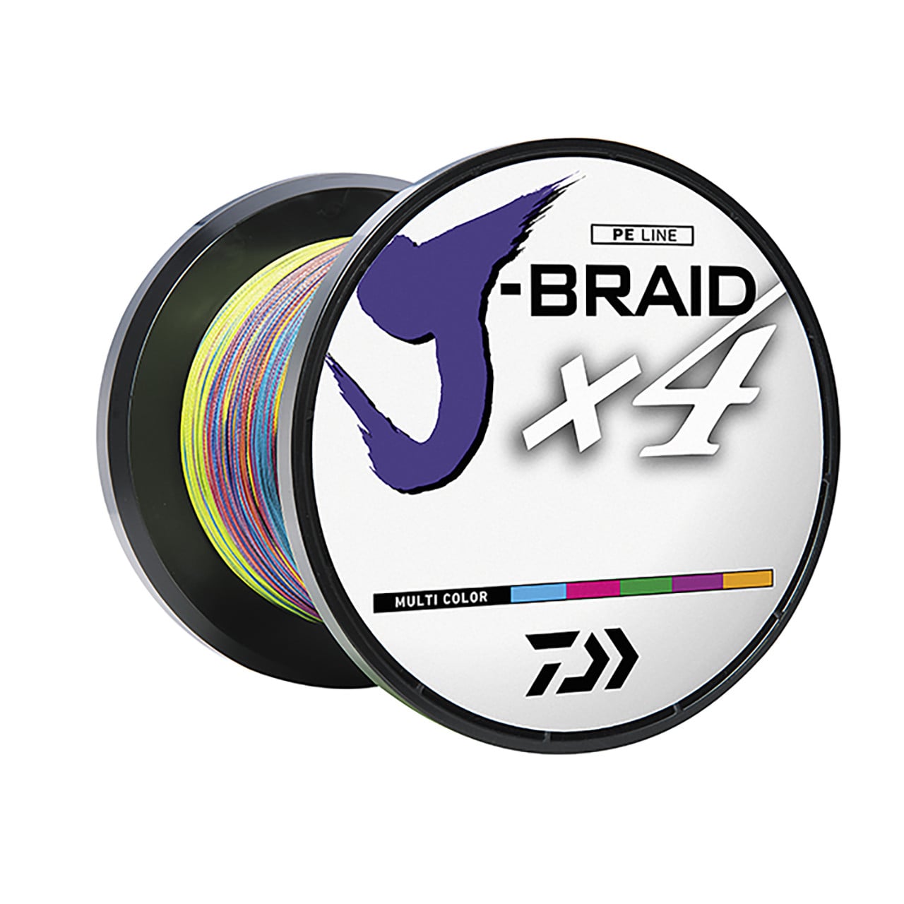 Daiwa J-Braid X4 Braided Fishing Line Multi Color 3300 yds