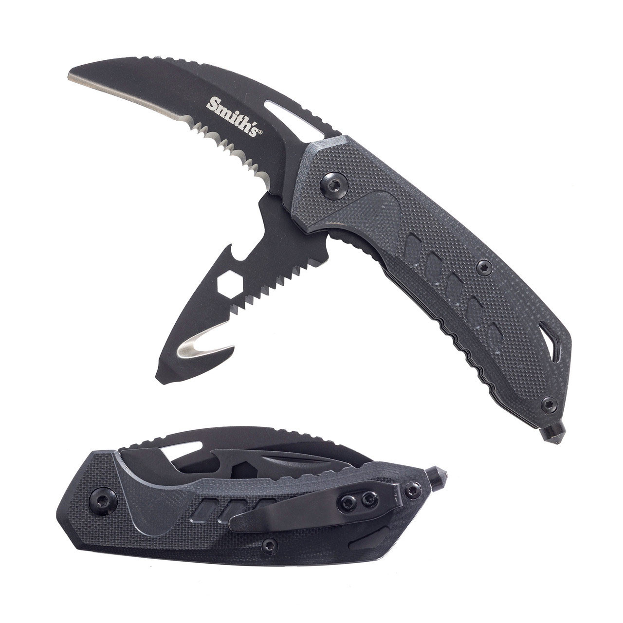 Smith's Rescue 2-Blade Folding Knife
