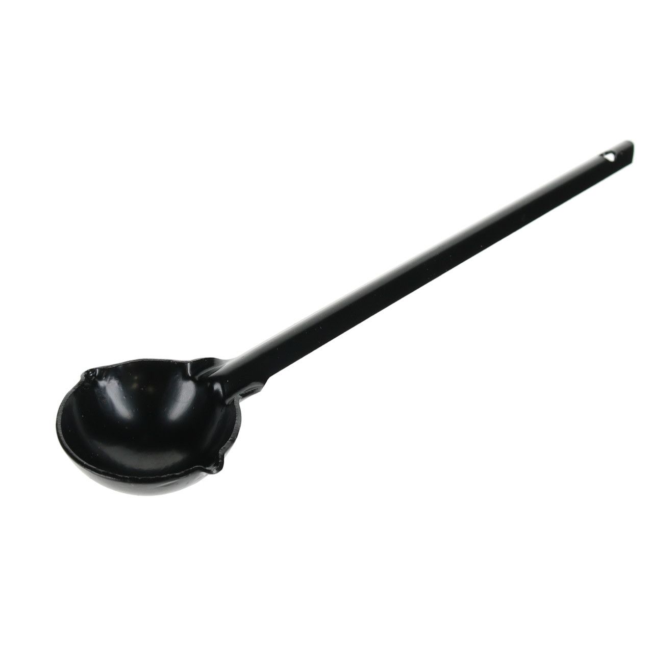 Do-It Steel Ladle at an angle