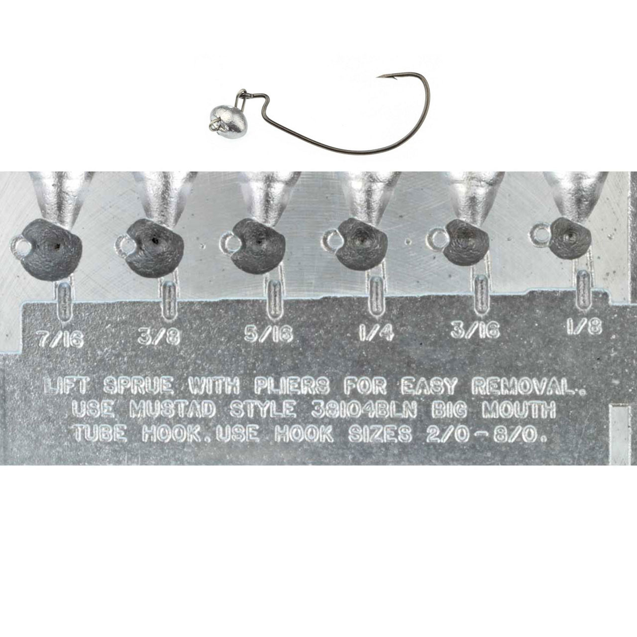 Do-It Football Swing Jig Mold jig is for display purposes only