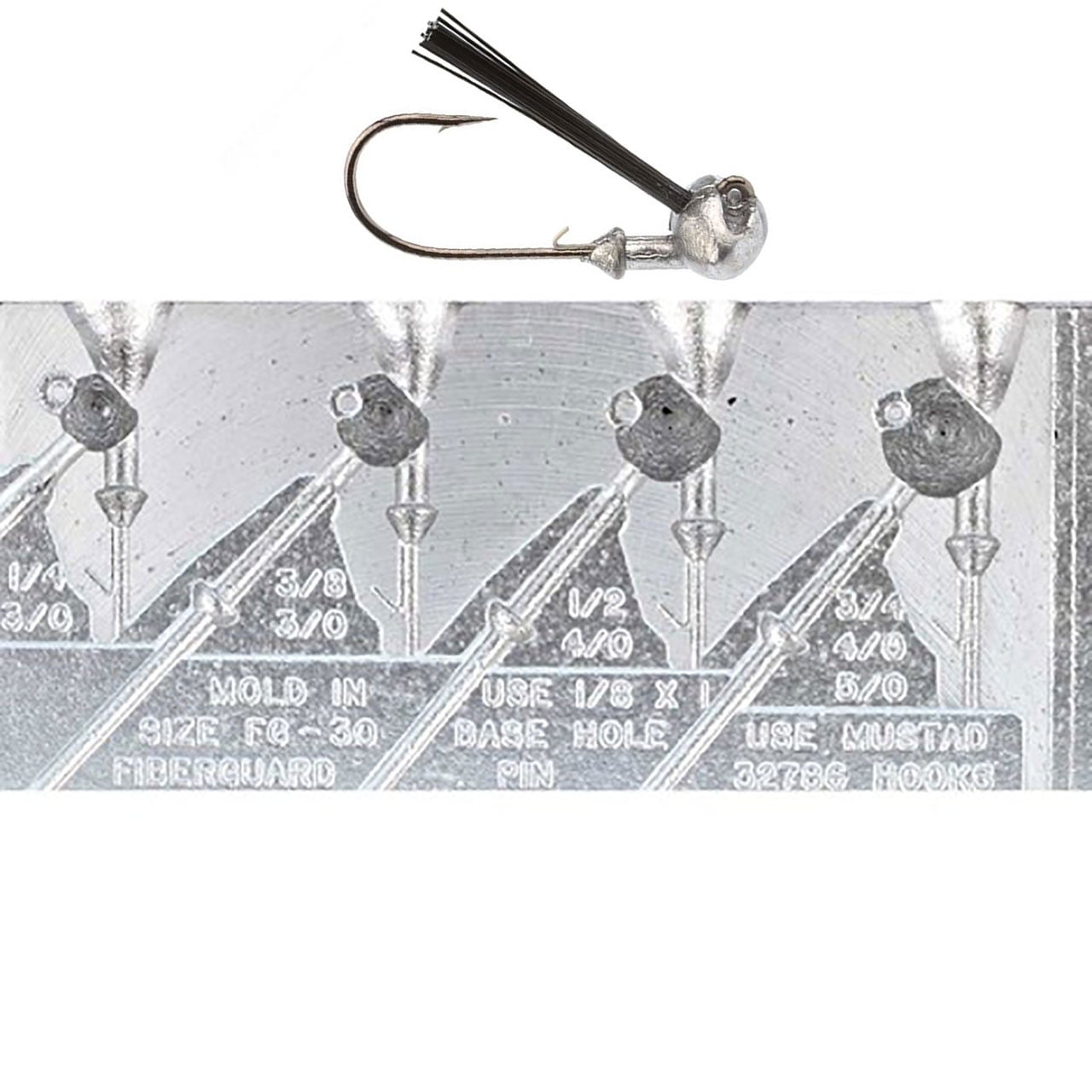 Do-It Weedless Football with Wire Keeper Jig Mold jig is for display purposes only