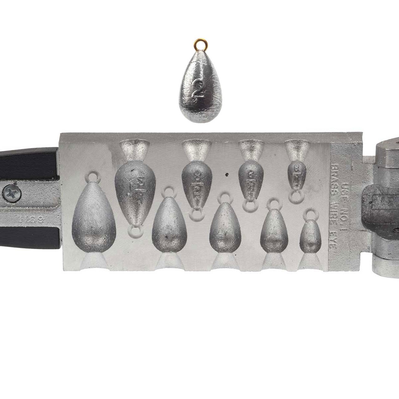 Do-It Bell Sinker with Brass Eye Mold sinker is for display purposes only