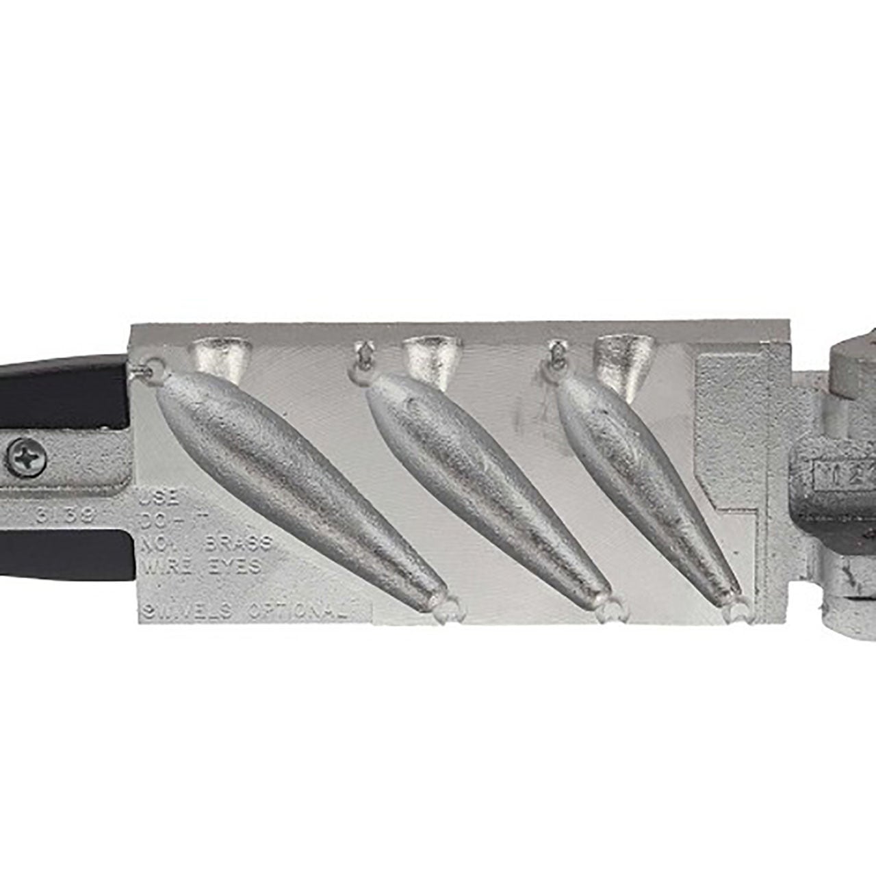 Do-It In-Line Trolling Sinker Mold for sizes 2, 3, & 4 oz.