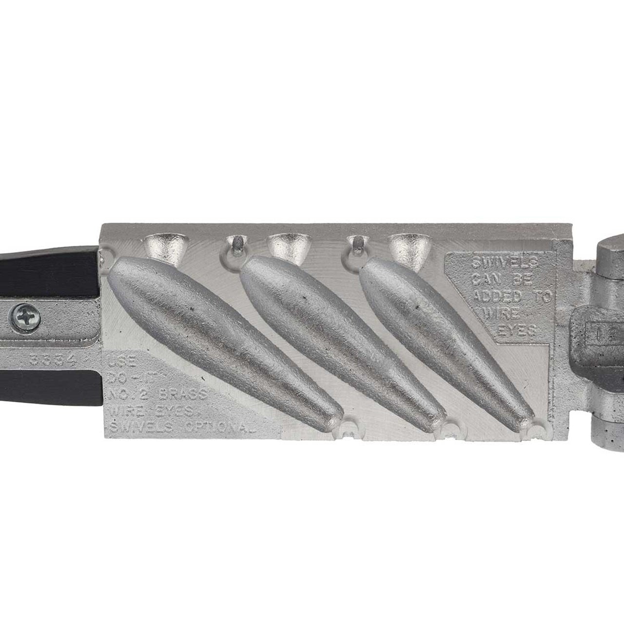 Do-It In-Line Trolling Sinker Mold for sizes 3, 4, & 5 oz.