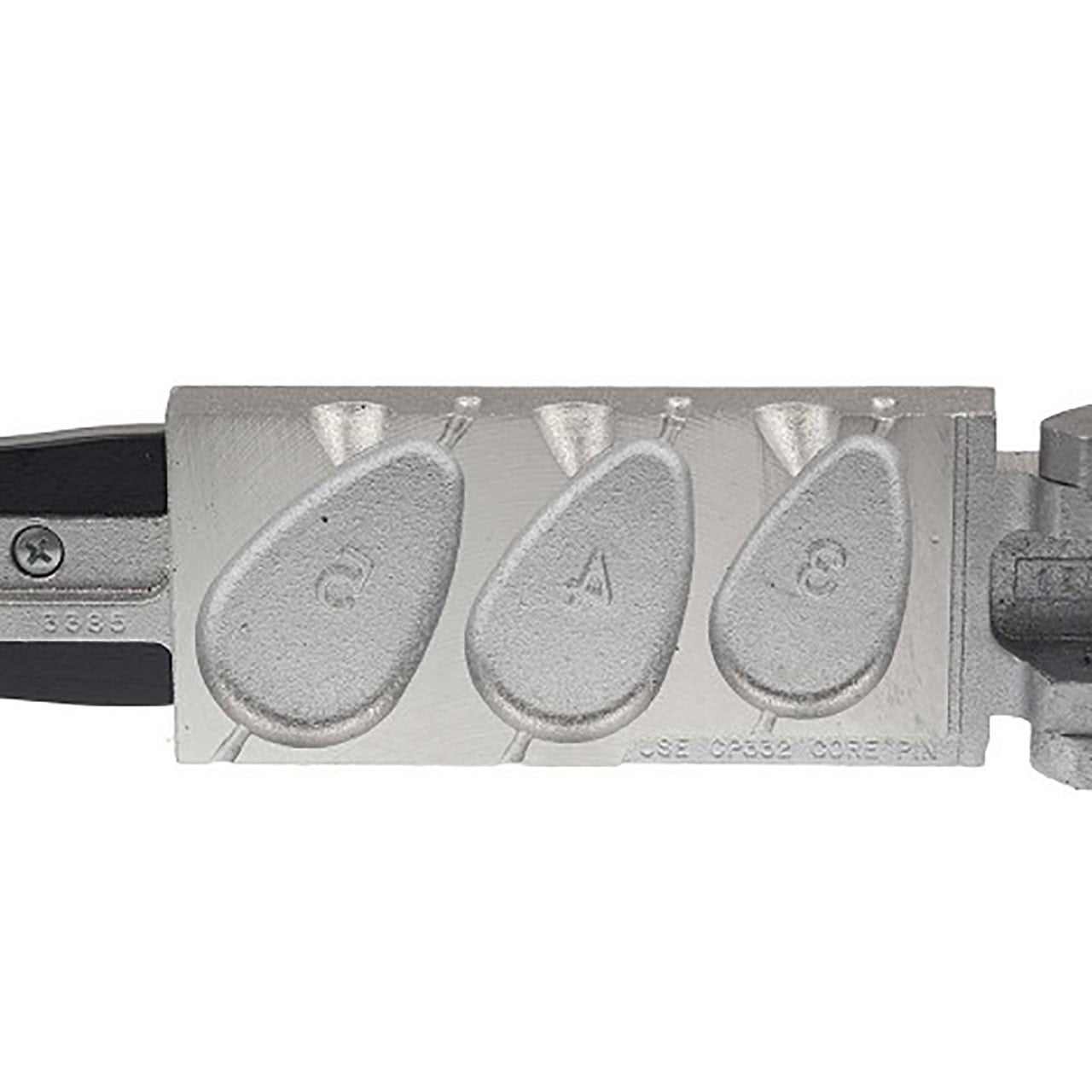 Do-It No Roll Sinker Mold for sizes 3, 4, & 5 oz.
