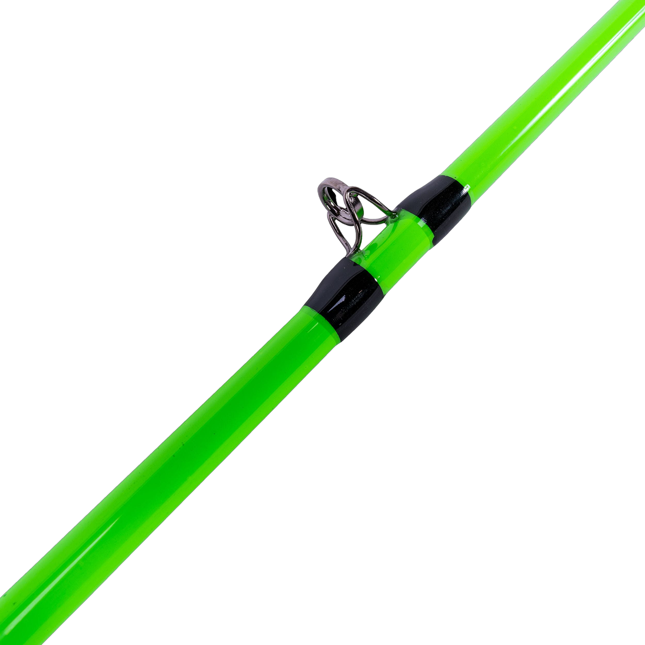 Whisker Seeker GFX V2 Casting Rod color Toxic Green close up of guide