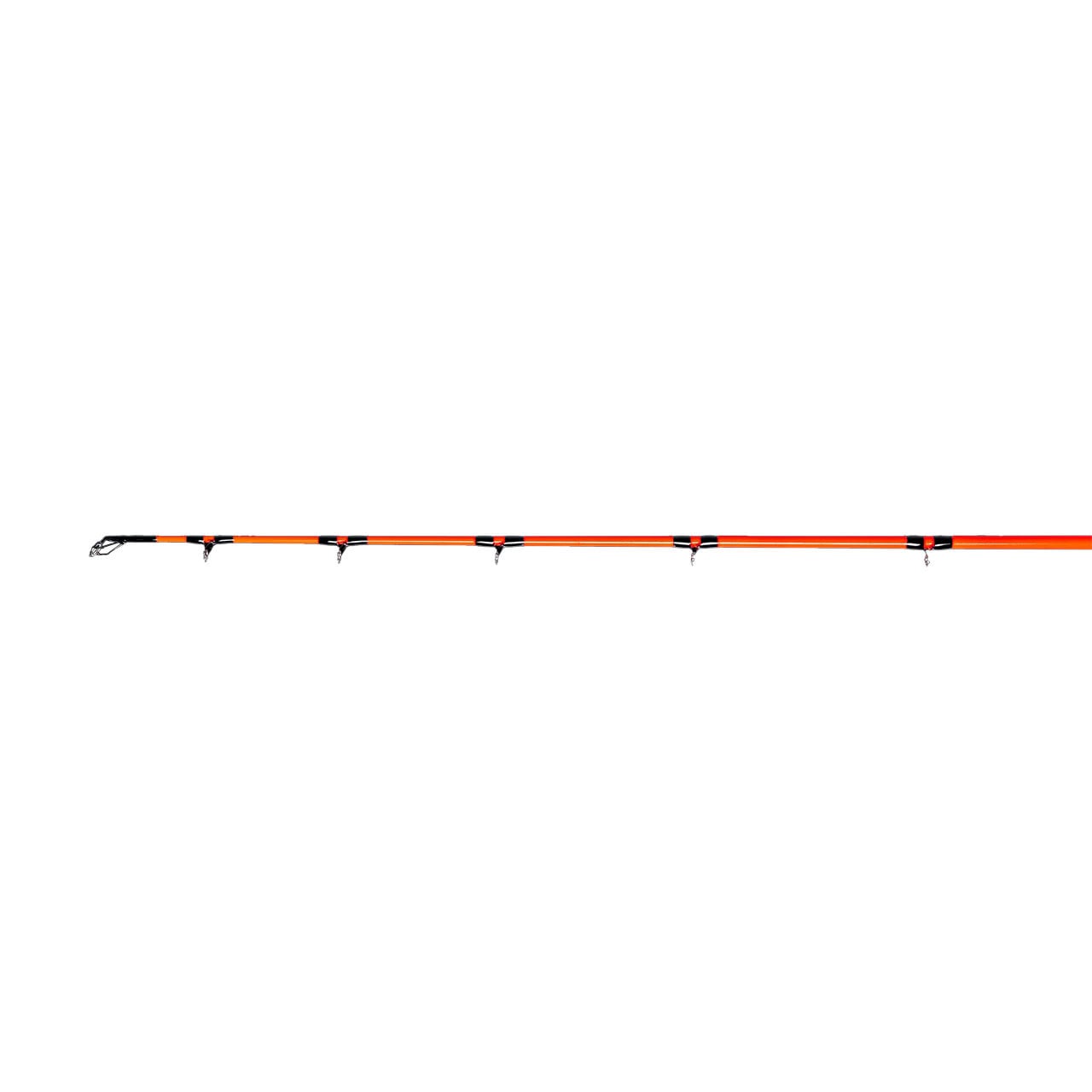 Whisker Seeker HogSeeker Spinning Rod color Blaze Orange close up of tip
