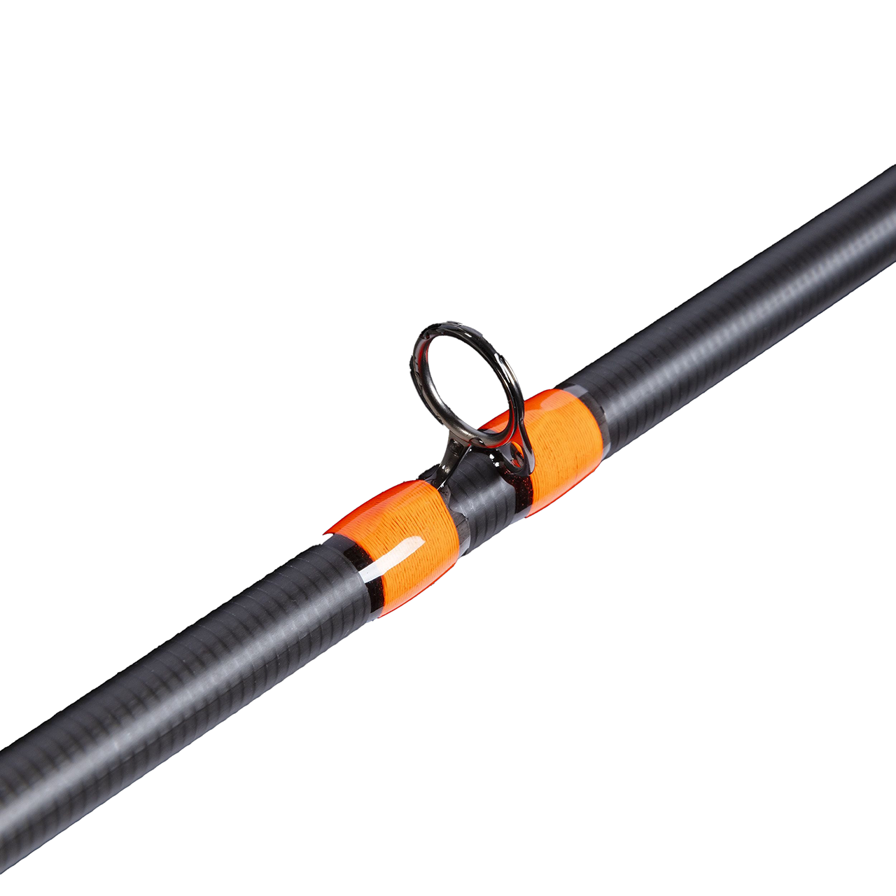 Whisker Seeker Catfish & Carp Signature Series Casting Rod close up of guide