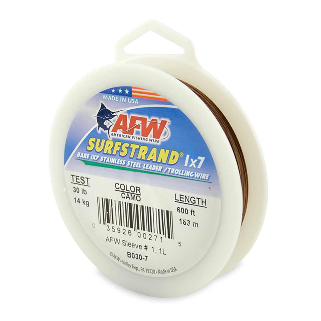 American Fishing Wire Surfstrand Camo Wire 600 ft.