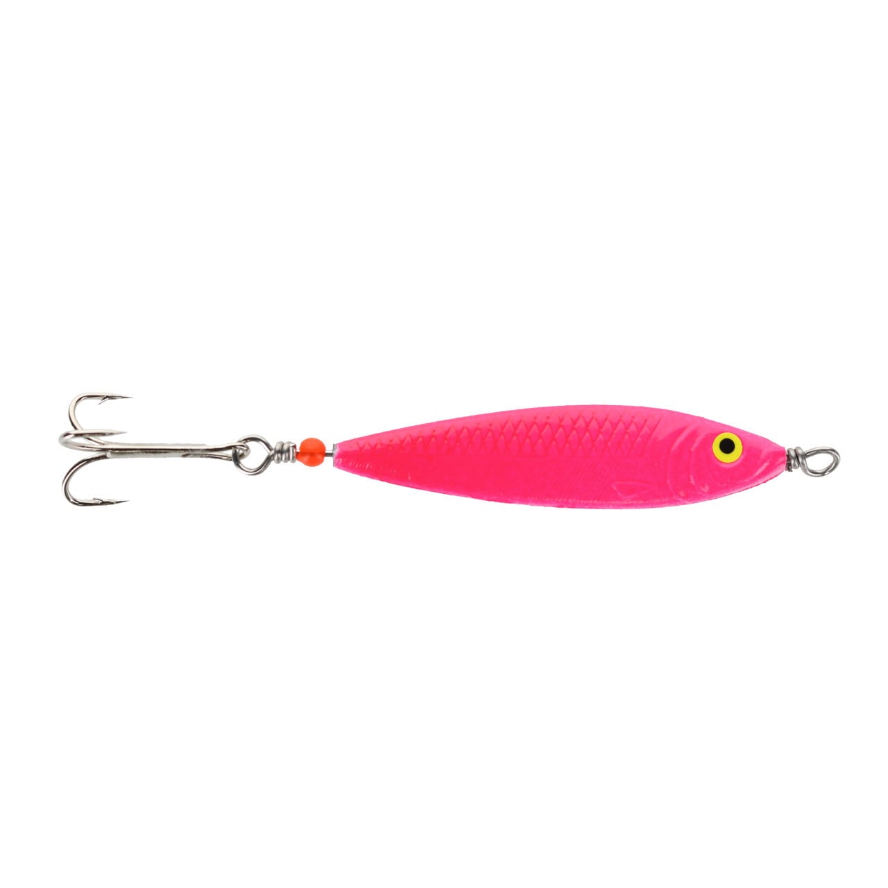 Buzz Bomb Spinnow Jigging Spoon color Hot Pink