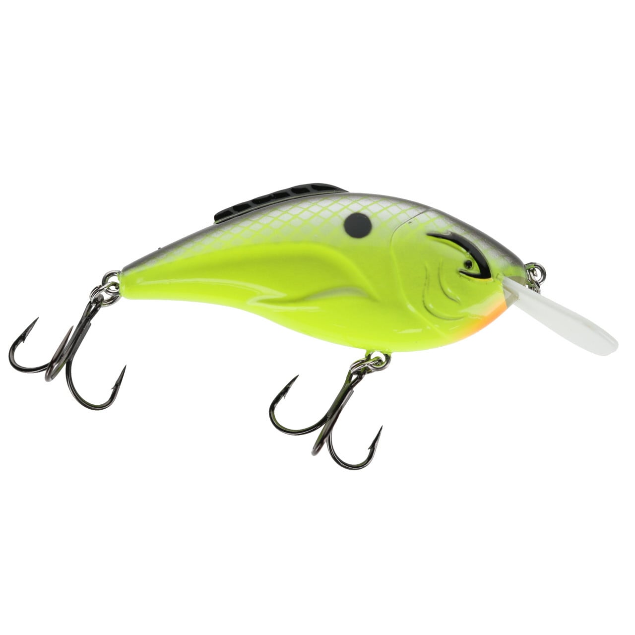 Bill Lewis Hammer Flat Crankbait color Chartreuse Shiner