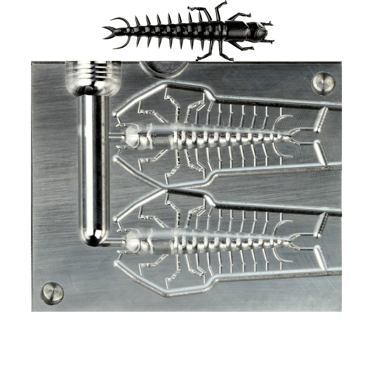 Do-It Precision Series 3 in. Hellgy Mold soft bait is for display purposes only