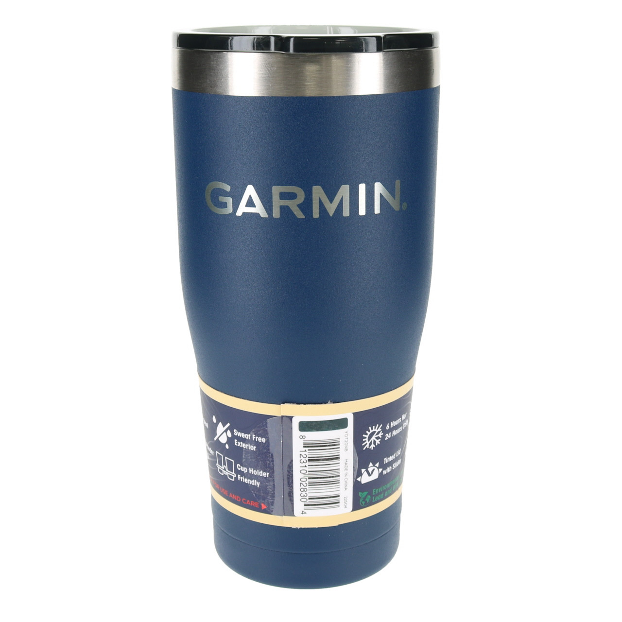 FishUSA Garmin Premium Tumbler showing Garmin branding