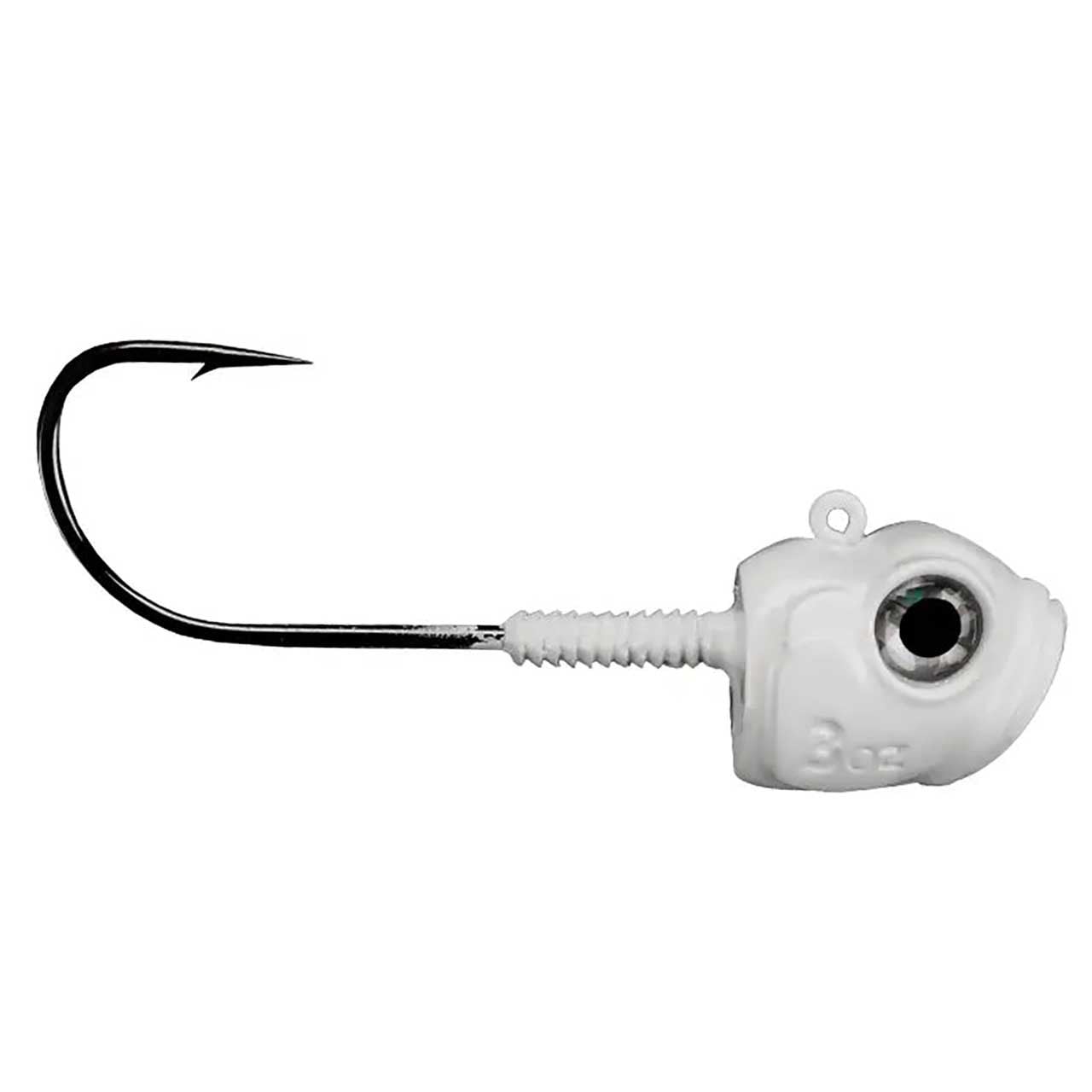 Lunker City Titan HD Jig Heads 3 ounce color White