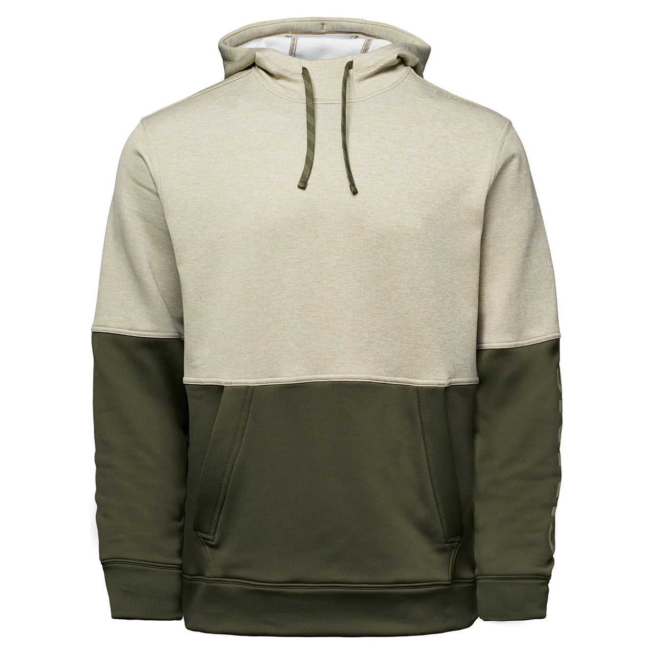 Simms Men's Challenger Hoodie Loden - Stone Heather Front