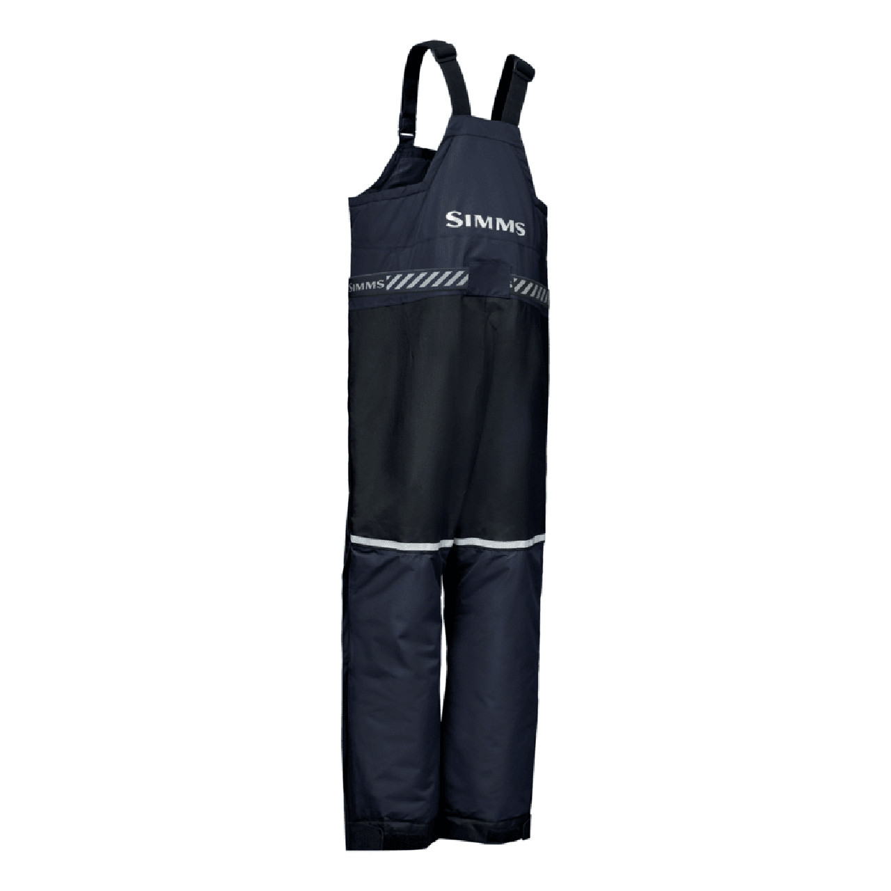 Simms Challenger Insulated Bibs color Black back