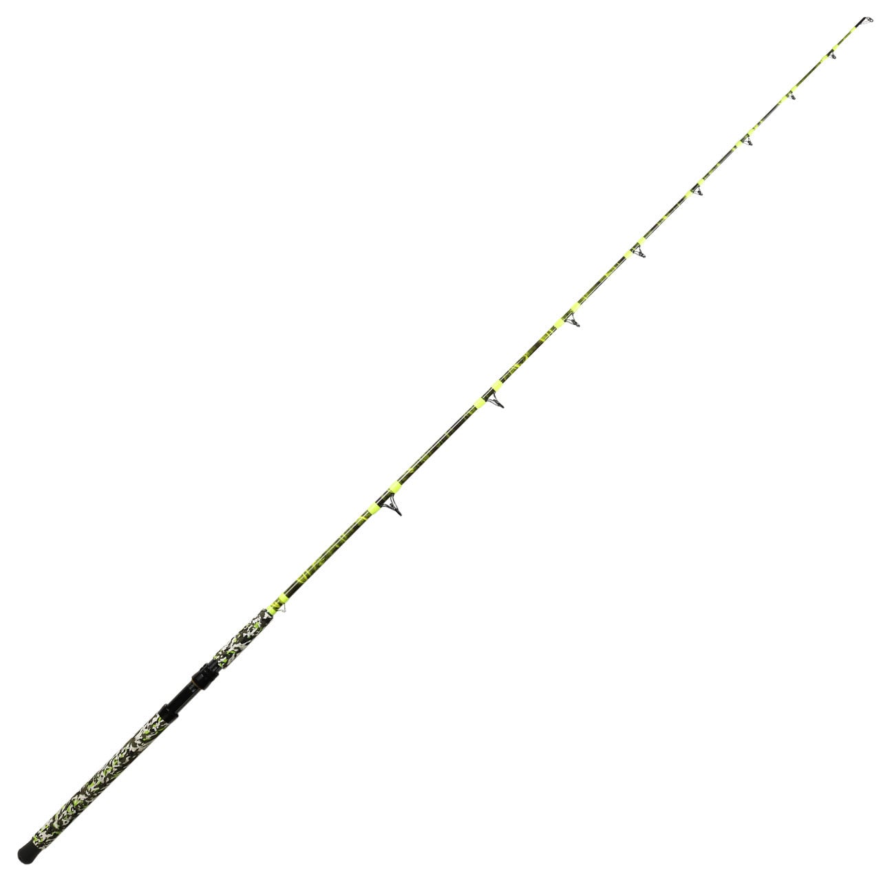 BnM Fishing Moon Beam Spinning Rod color Chartreuse full rod