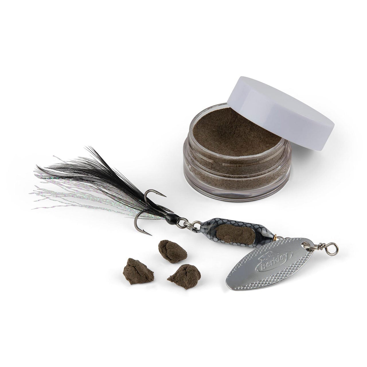 Berkley Dough Rider Spinner color Black-Silver in use