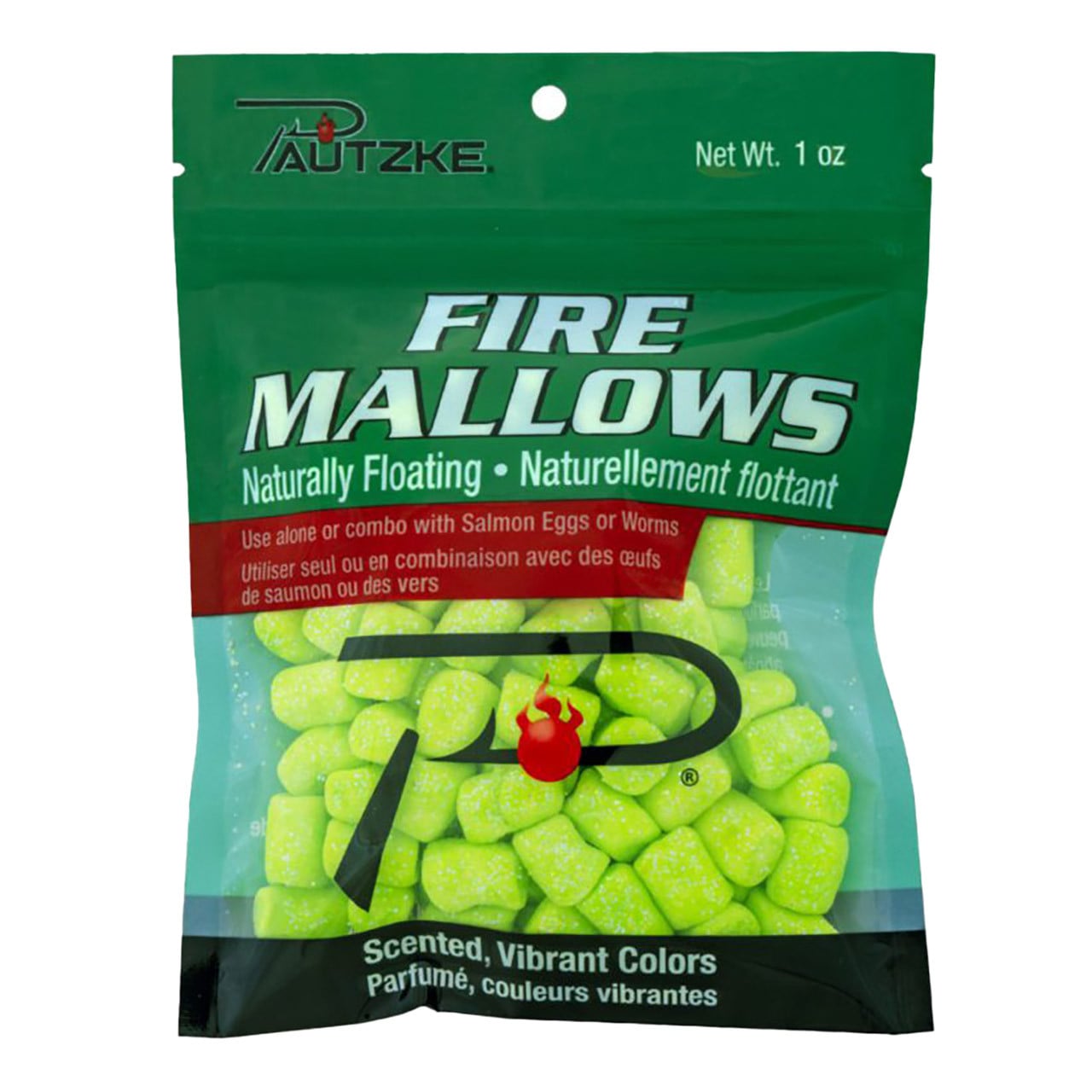 Pautzke Fire Mallows scent Chartreuse Garlic