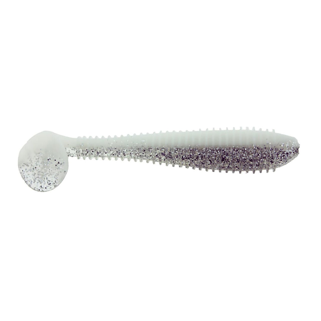 Saltwater Assassin Lit'l Boss Swimbait color Silver Ghost