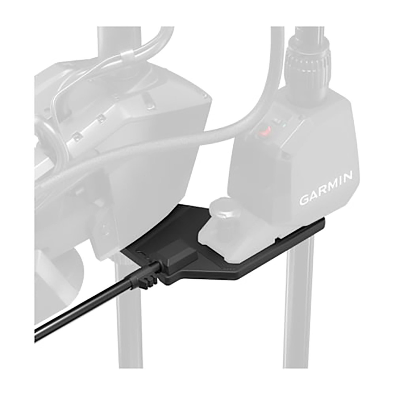 Garmin Spy Pole Mounting Plate for Force Pro Trolling Motor position placement image