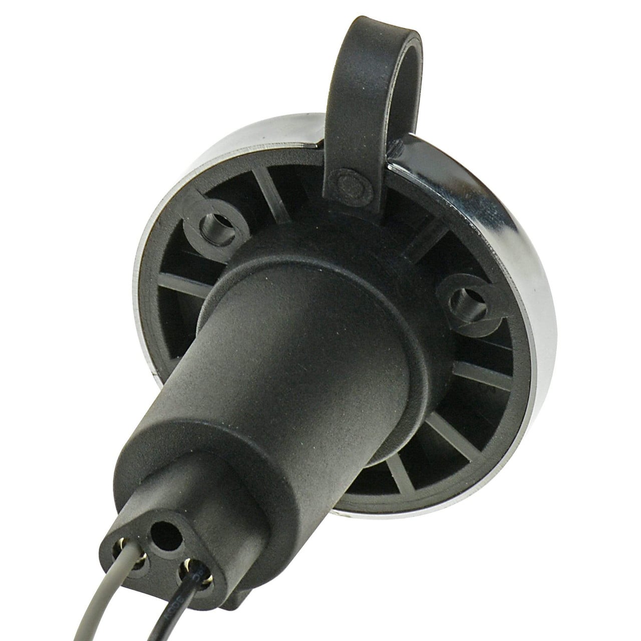 Boating Essentials Round Stern Light Base showing the bottom of the stern light base