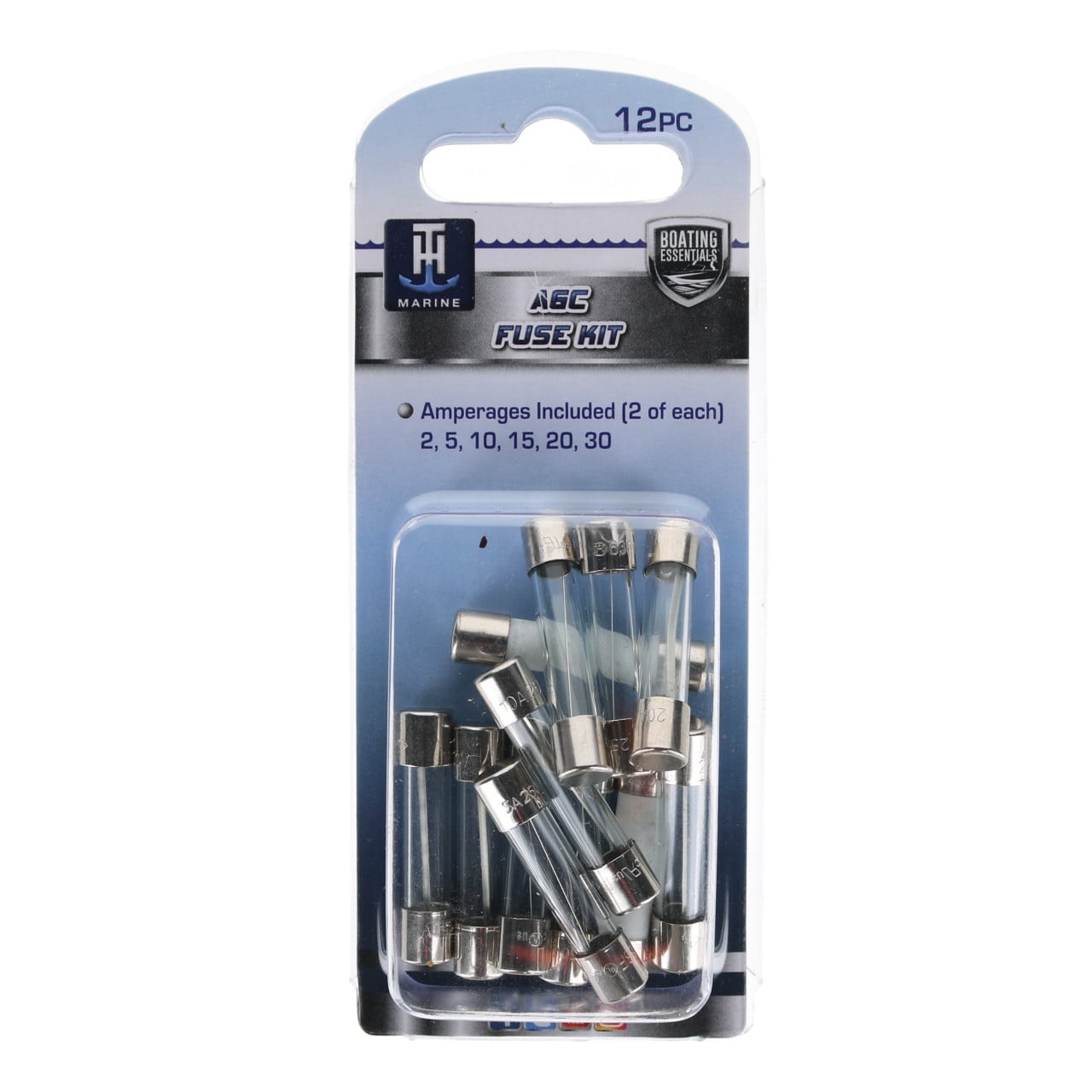 Boating Essentials AGC 12 Piece Fuse Kit