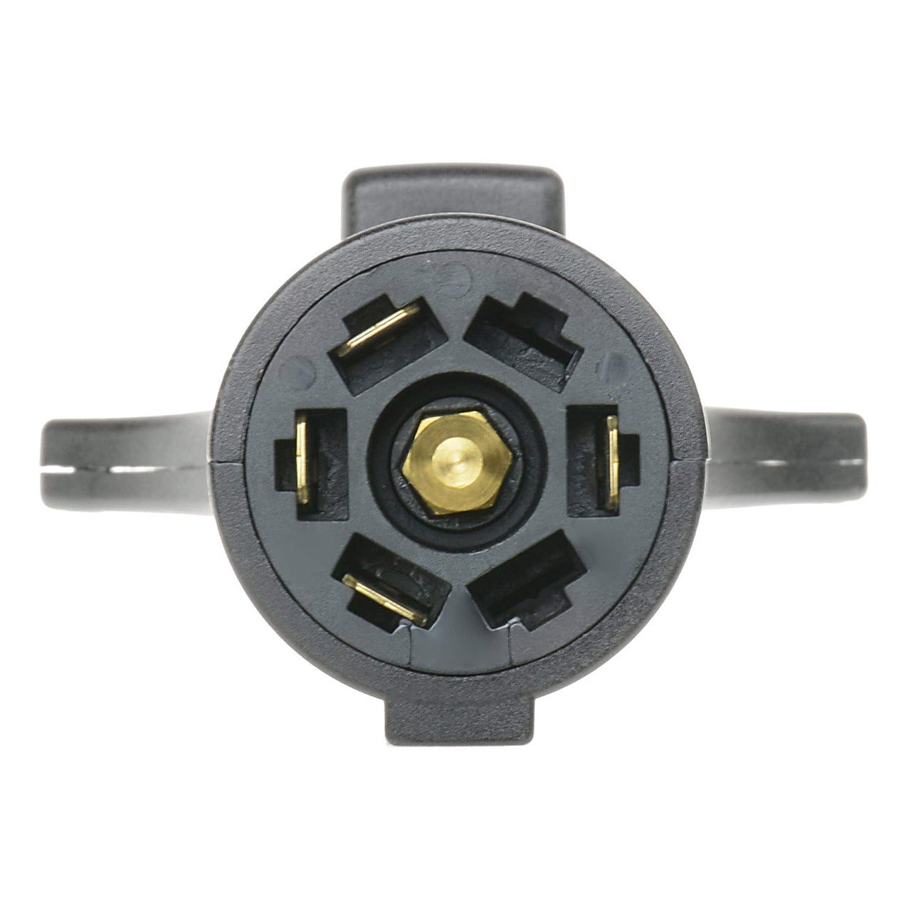 Boating Essentials Trailer Wiring Adapter front 7-Way Round to 5-Way Flat