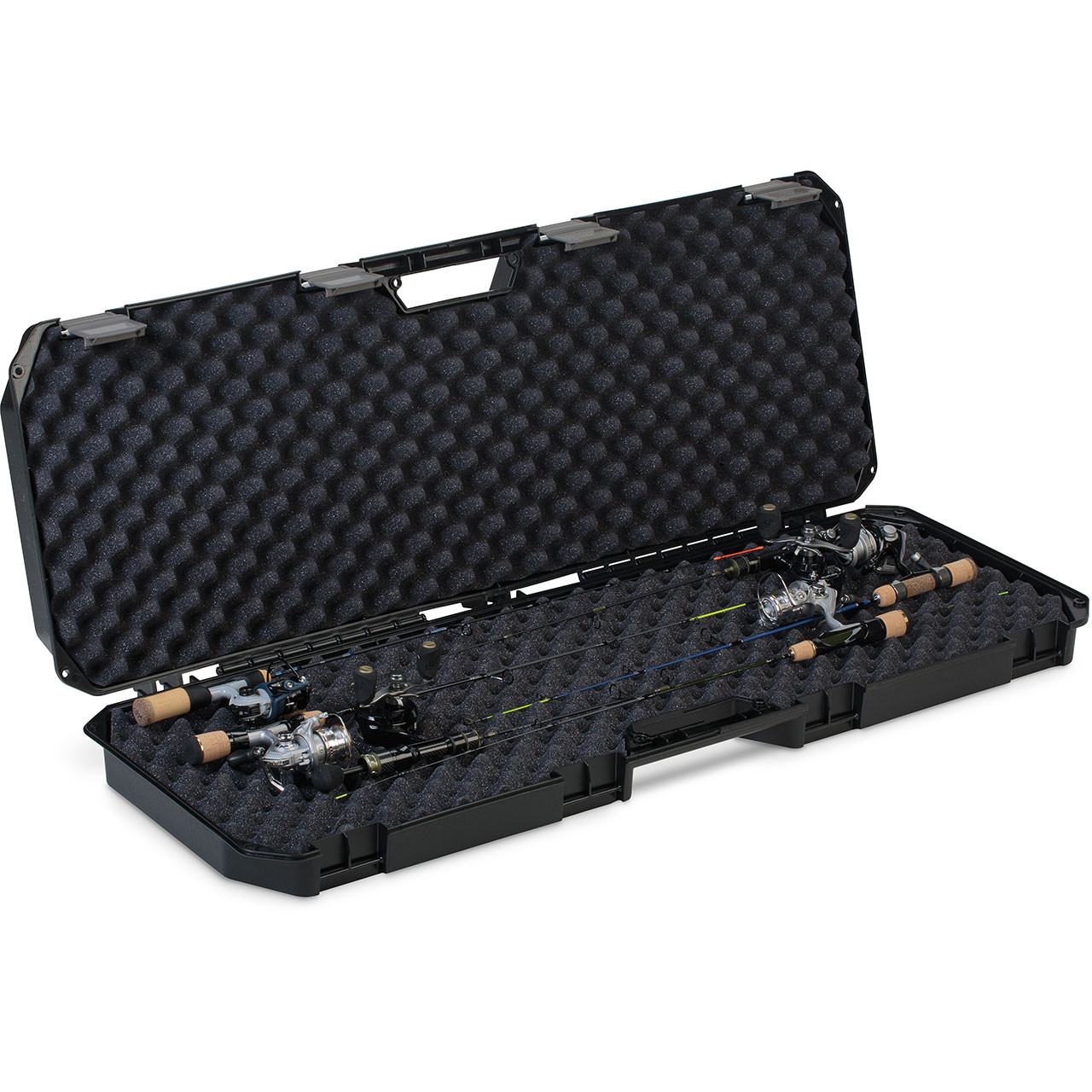 Rapala Hard-Sided Rod Case in use, rods not included