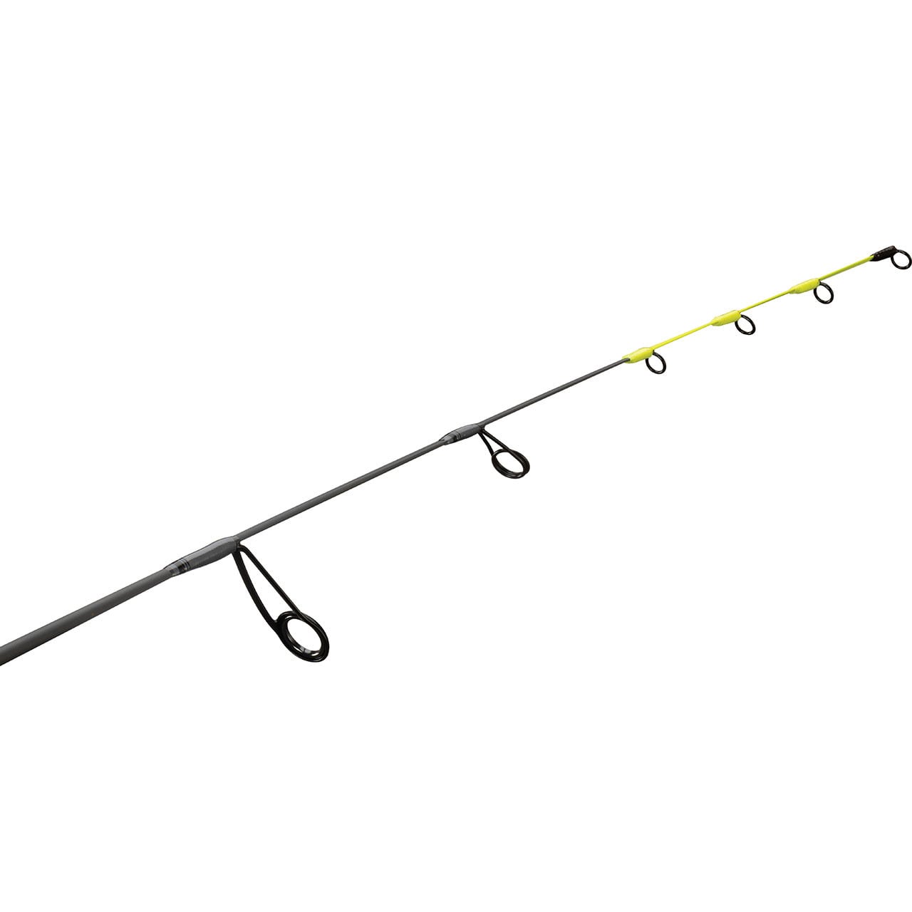 13 Fishing Tickle Stick G4 Ice Rod model TS4-23SUL close up of guides and tip