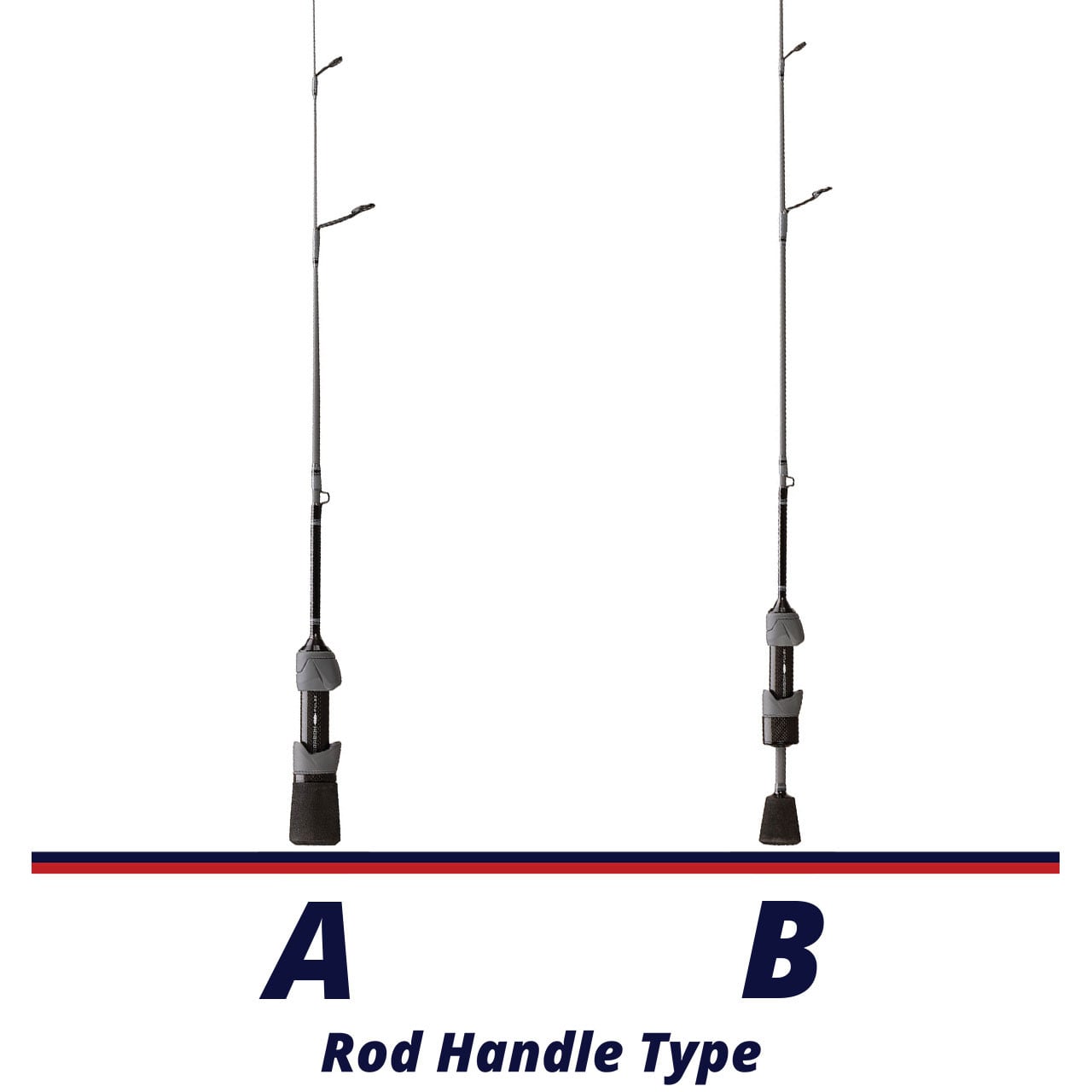 13 Fishing Tickle Stick G4 Ice Rod handle comparison chart